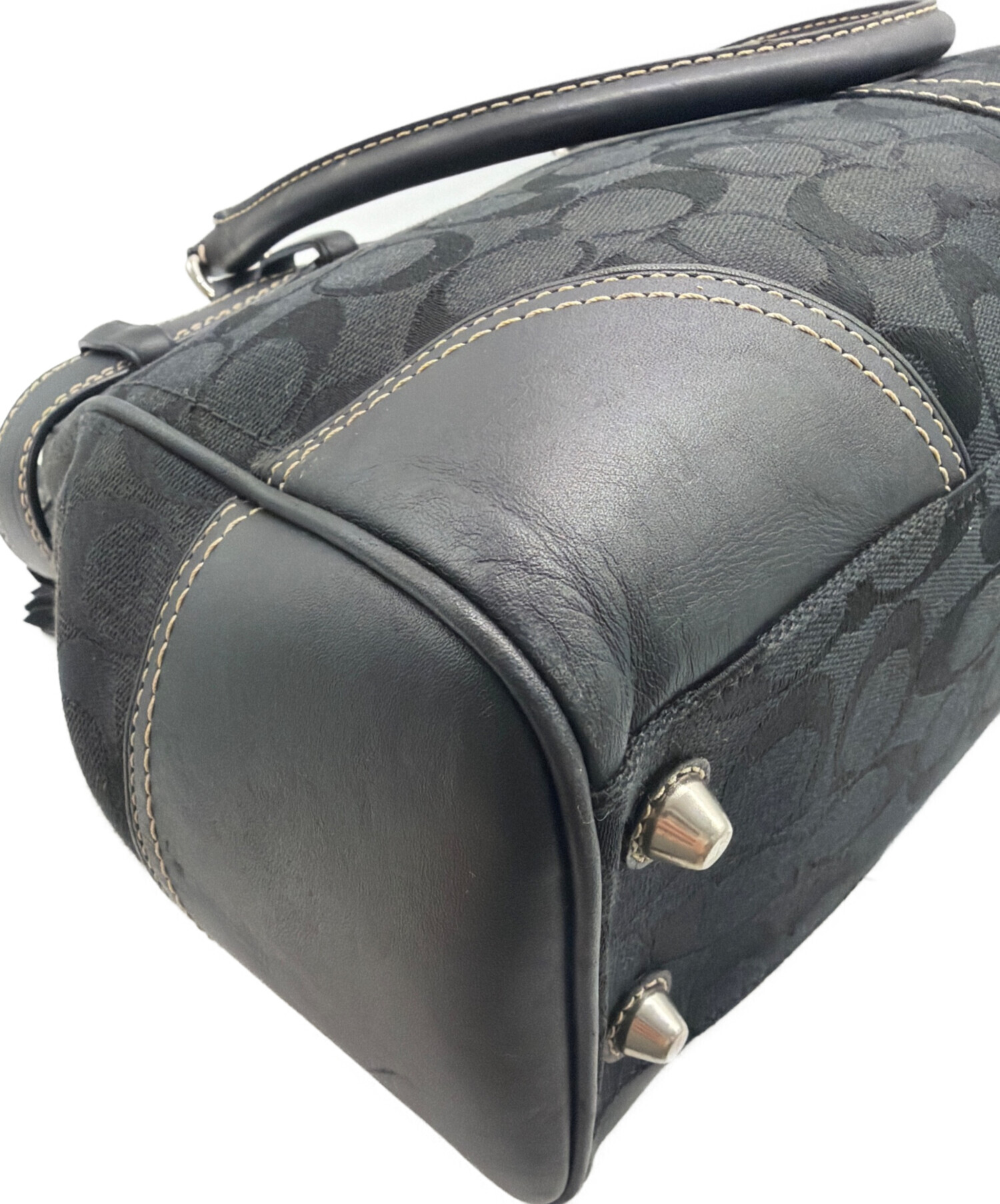 中古・古着通販】COACH (コーチ) トートバッグ ブラック｜ブランド 