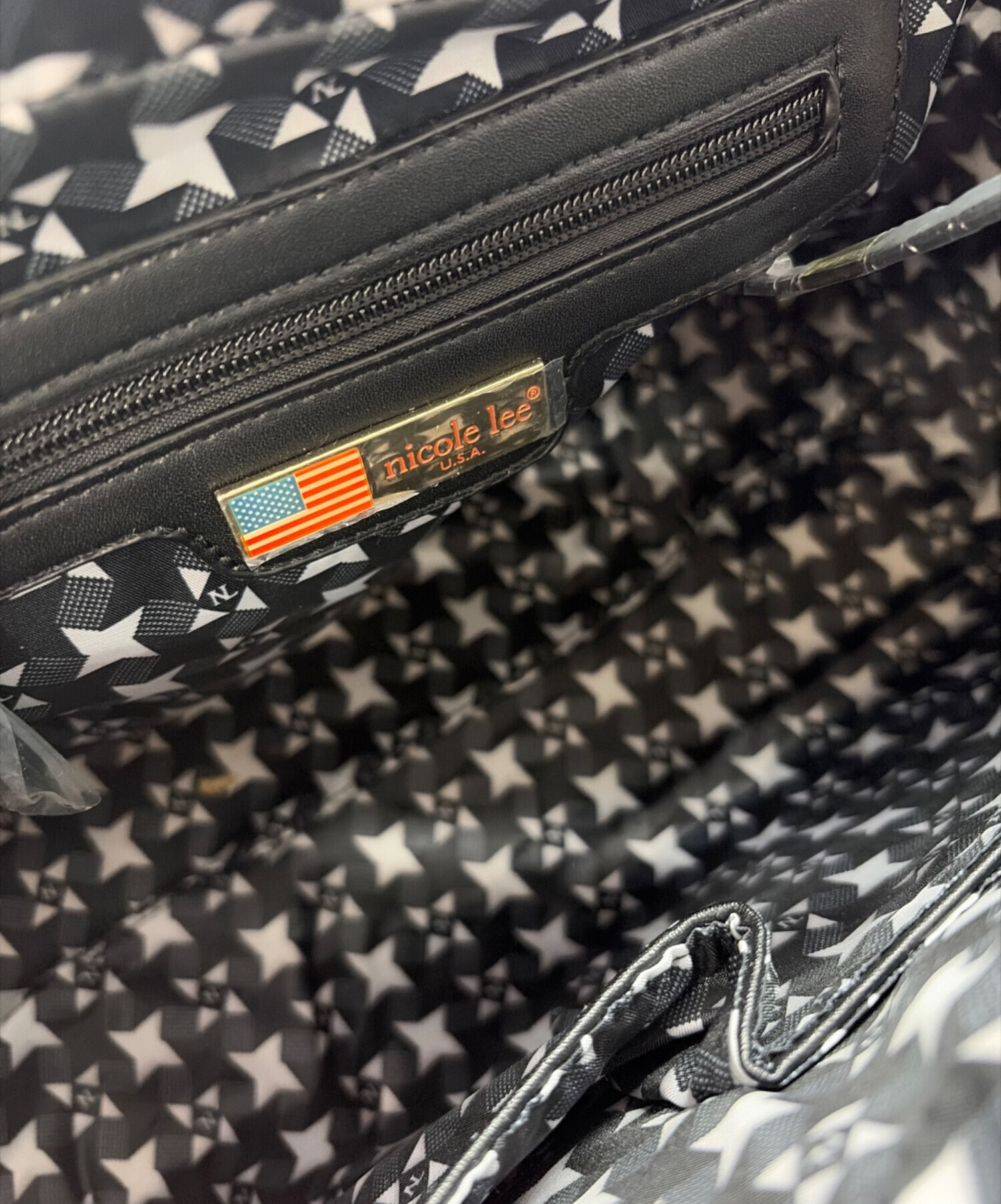中古・古着通販】NICOLE LEE (ニコールリー) ボストンバッグ ブラック 