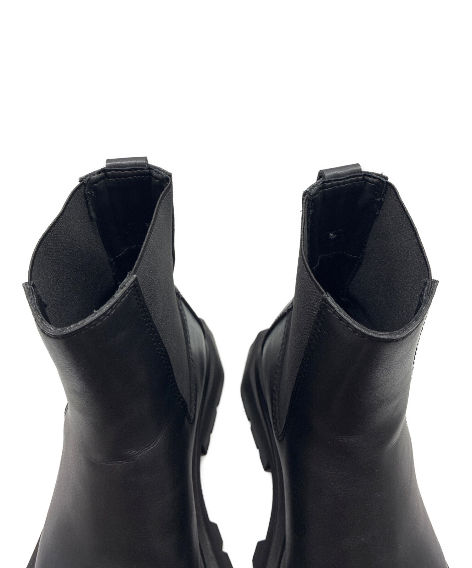 中古・古着通販】ZARA (ザラ) サイドゴアブーツ ブラック サイズ:EU43