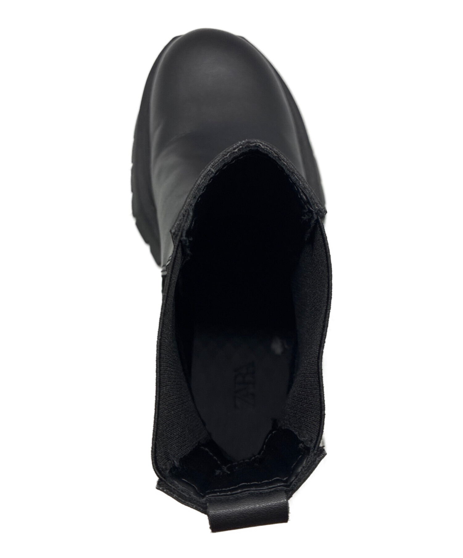 ZARA 黒 サイドゴアブーツ EU 43 中古・古着通販】ZARA (ザラ) サイドゴアブーツ ブラック サイズ:EU43