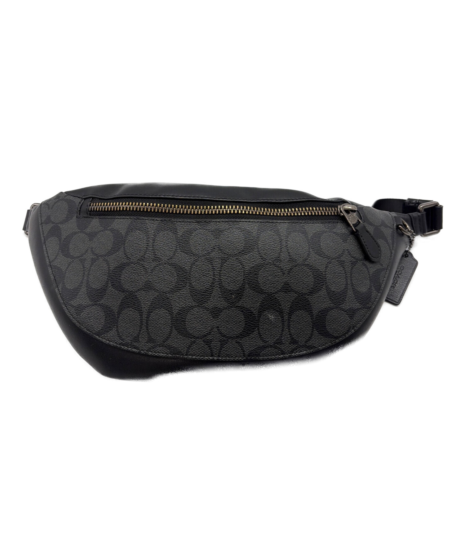 中古・古着通販】COACH (コーチ) シグネチャー ボディバッグ ブラック