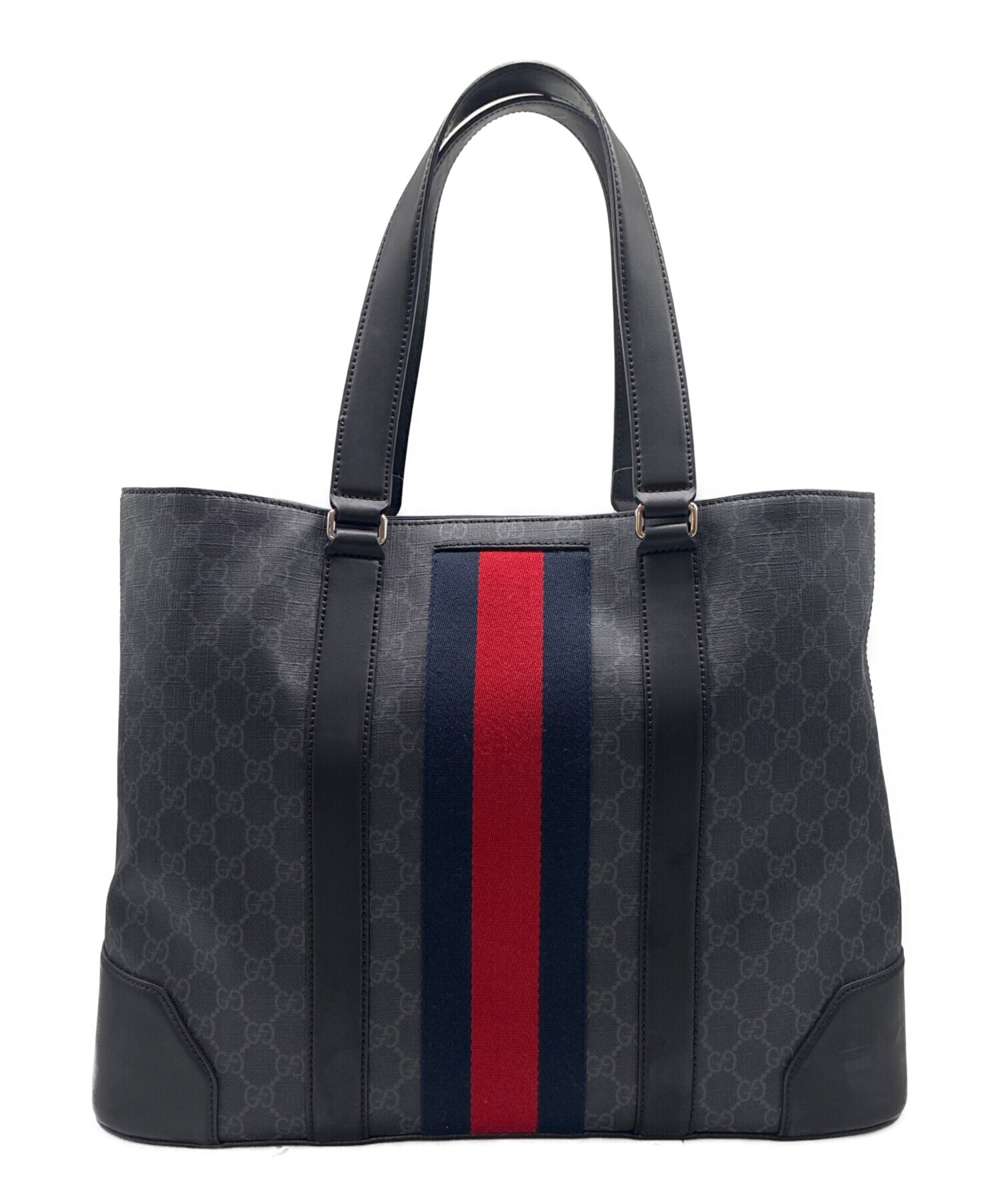 中古・古着通販】GUCCI (グッチ) GGスプリーム シェリーライン トート