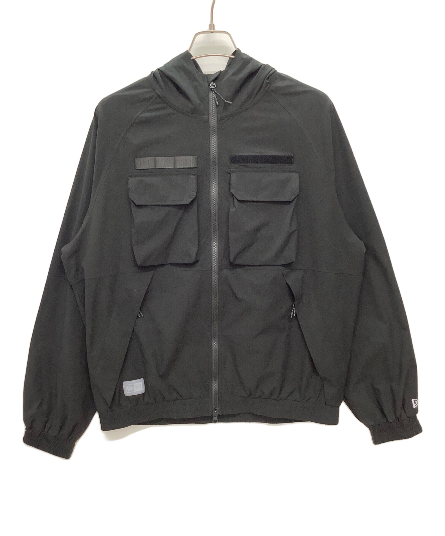 【NEW ERA】トラックジャケット BLACK Sサイズ 中古・古着通販】New Era (ニューエラ) トラックジャケット ブラック
