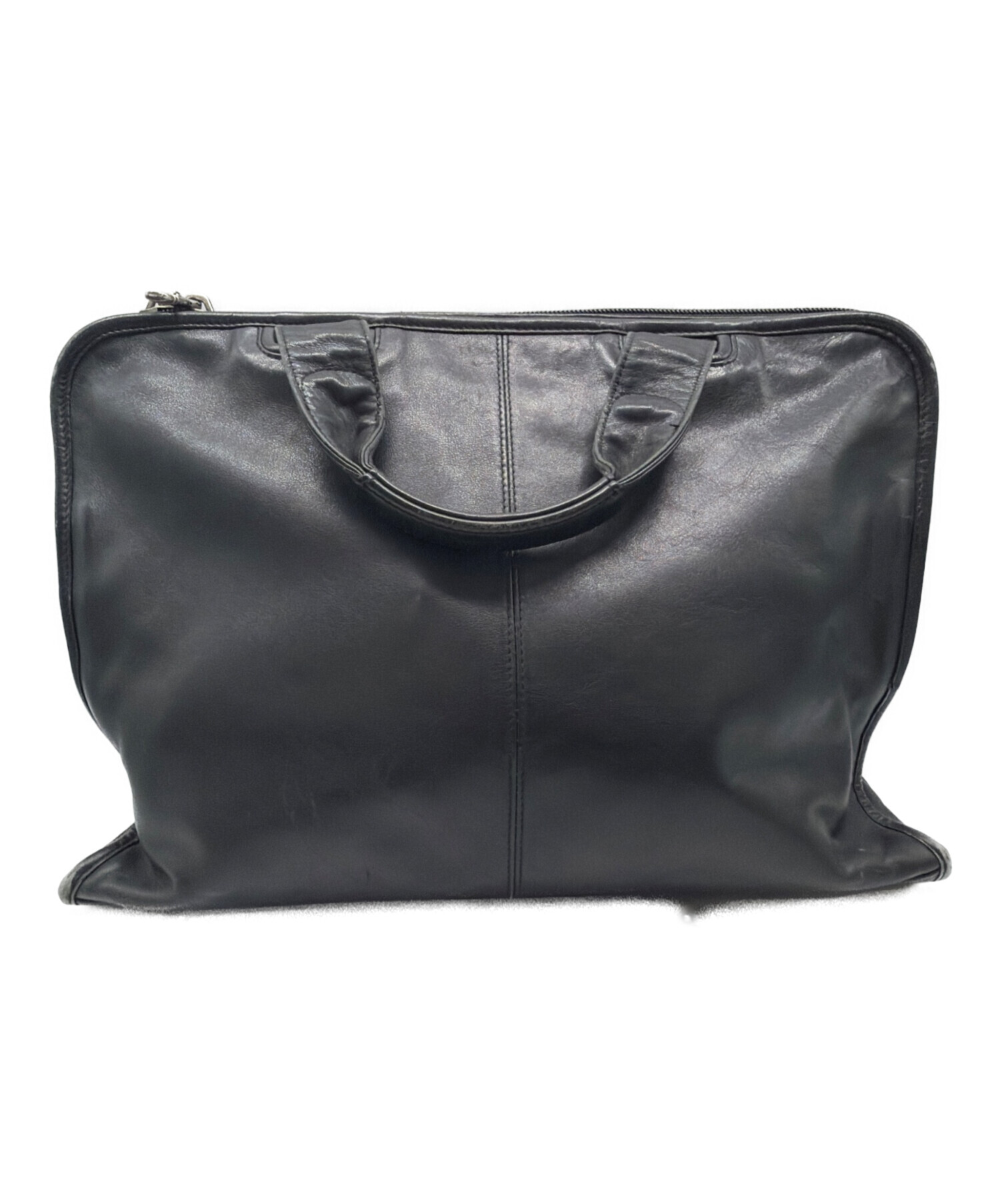 【極美未使用品✨】 TUMI レザー ブリーフケース 2415D2E タグ付 中古・古着通販】TUMI (トゥミ) レザーブリーフケース ブラック