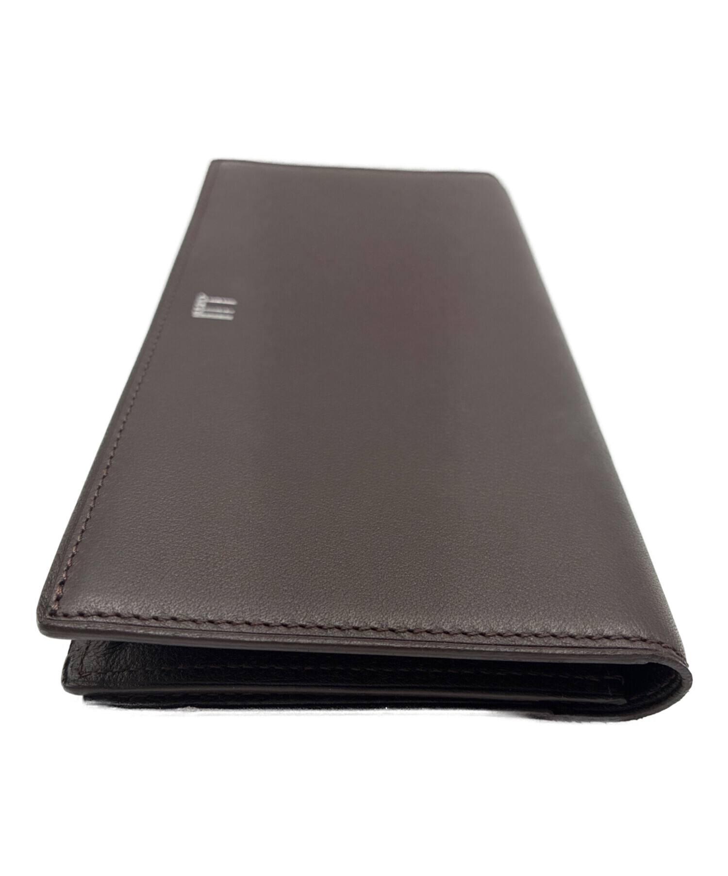 dunhill ダンヒル/札入れ/ブラック/Aランク/75【中古】 中古・古着通販】dunhill (ダンヒル) レザー札入れ ブラウン｜ブランド