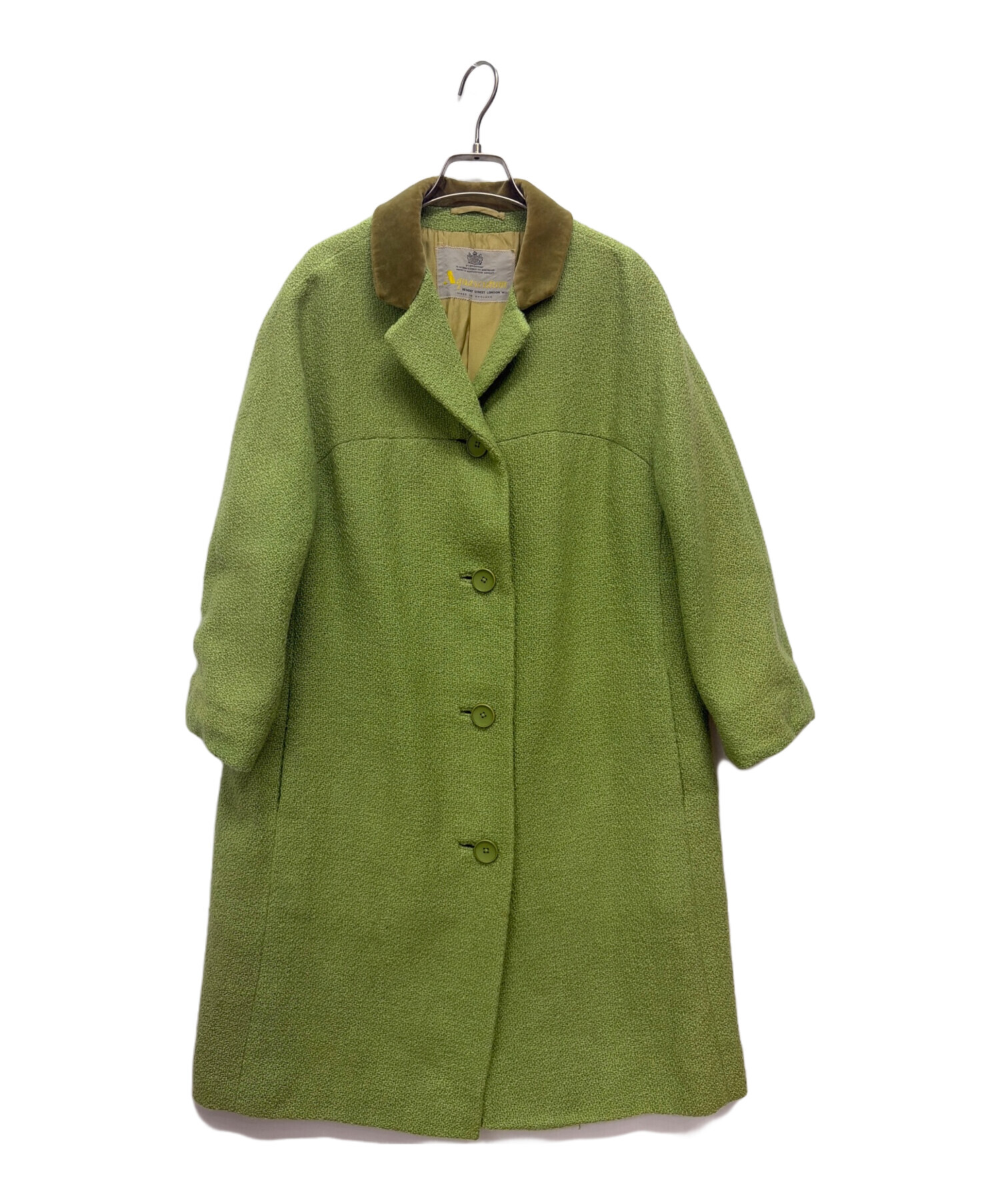 Aquascutumファクトリー 英国製チェスターコート ヴィンテージ 中古・古着通販】Aquascutum (アクアスキュータム) チェスターコート
