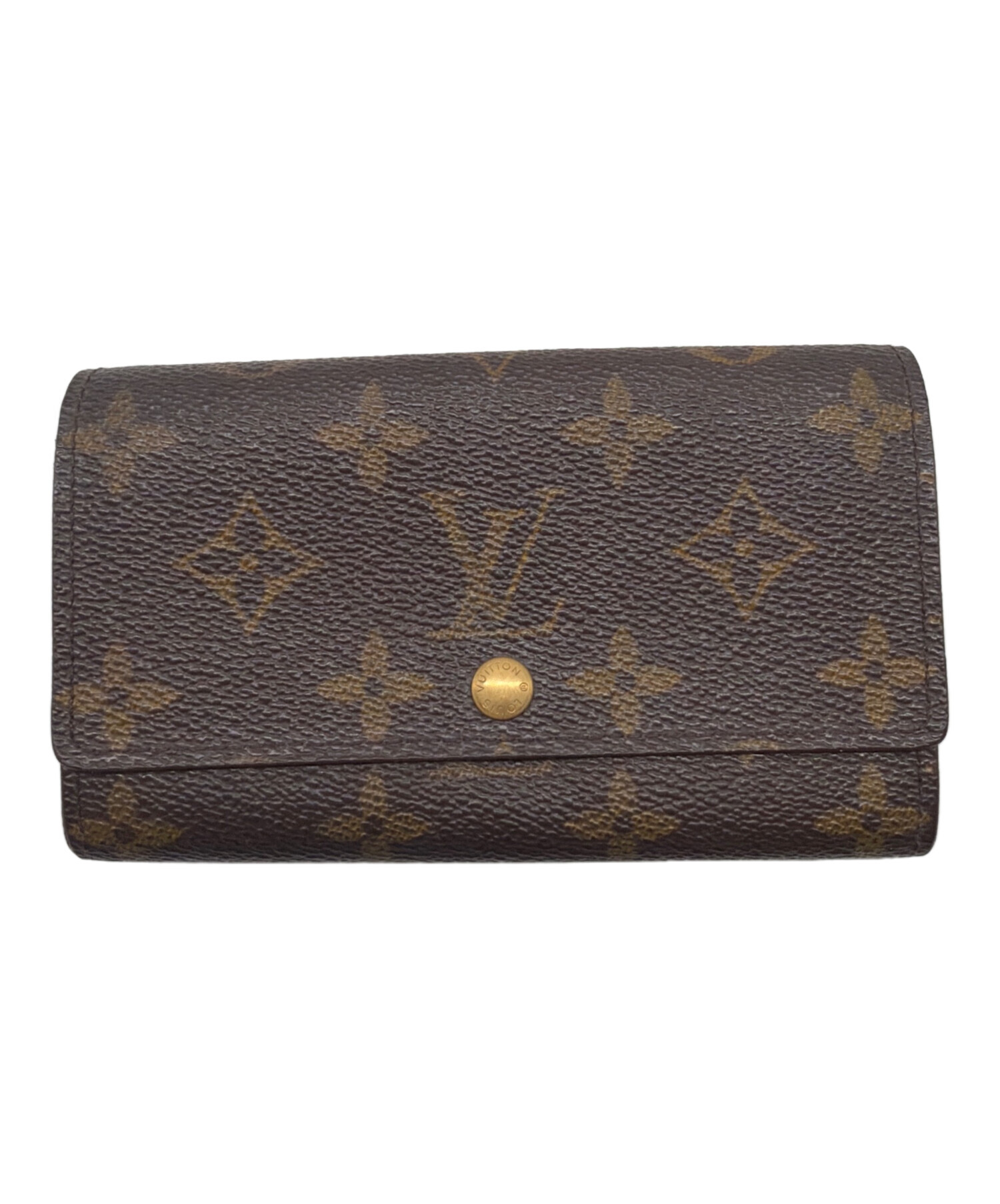 【Louis Vuitton】ルイヴィトンLV 二つ折り財布 モノグラム 中古 中古・古着通販】LOUIS VUITTON (ルイ ヴィトン) 2つ折り財布
