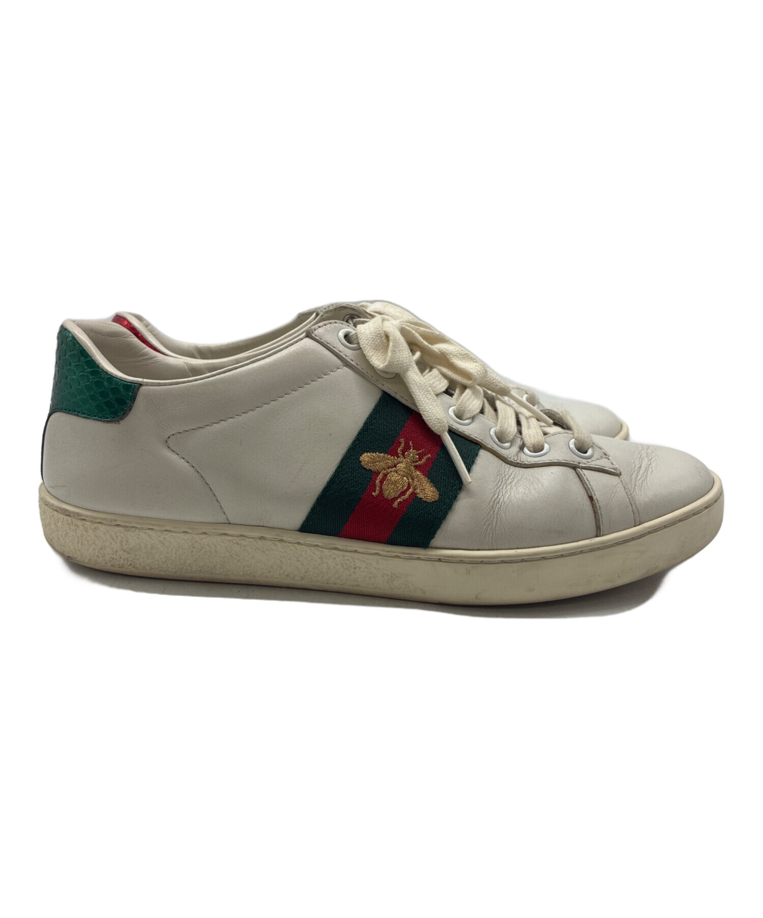 中古・古着通販】GUCCI (グッチ) 〔エース〕エンブロイダリー付き