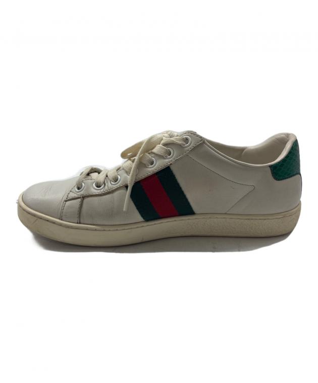 中古・古着通販】GUCCI (グッチ) 〔エース〕エンブロイダリー付き