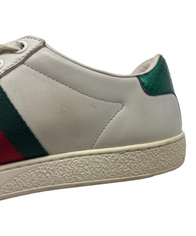 中古・古着通販】GUCCI (グッチ) 〔エース〕エンブロイダリー付き