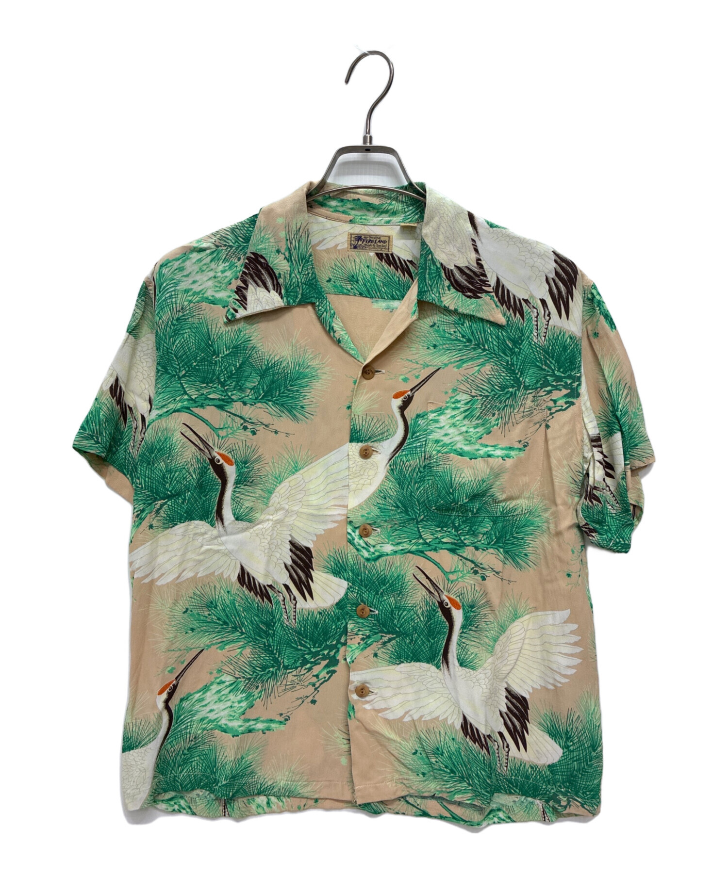 中古・古着通販】Sun Surf (サンサーフ) FIRELAND アロハシャツ 鶴