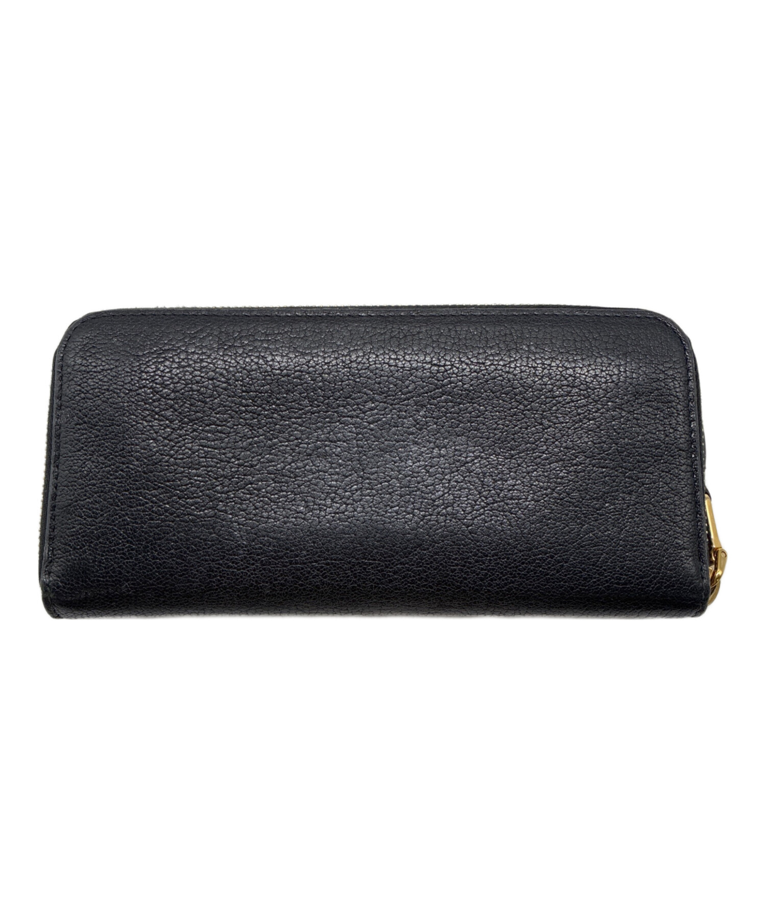中古・古着通販】MIU MIU (ミュウミュウ) 長財布 ブラック｜ブランド