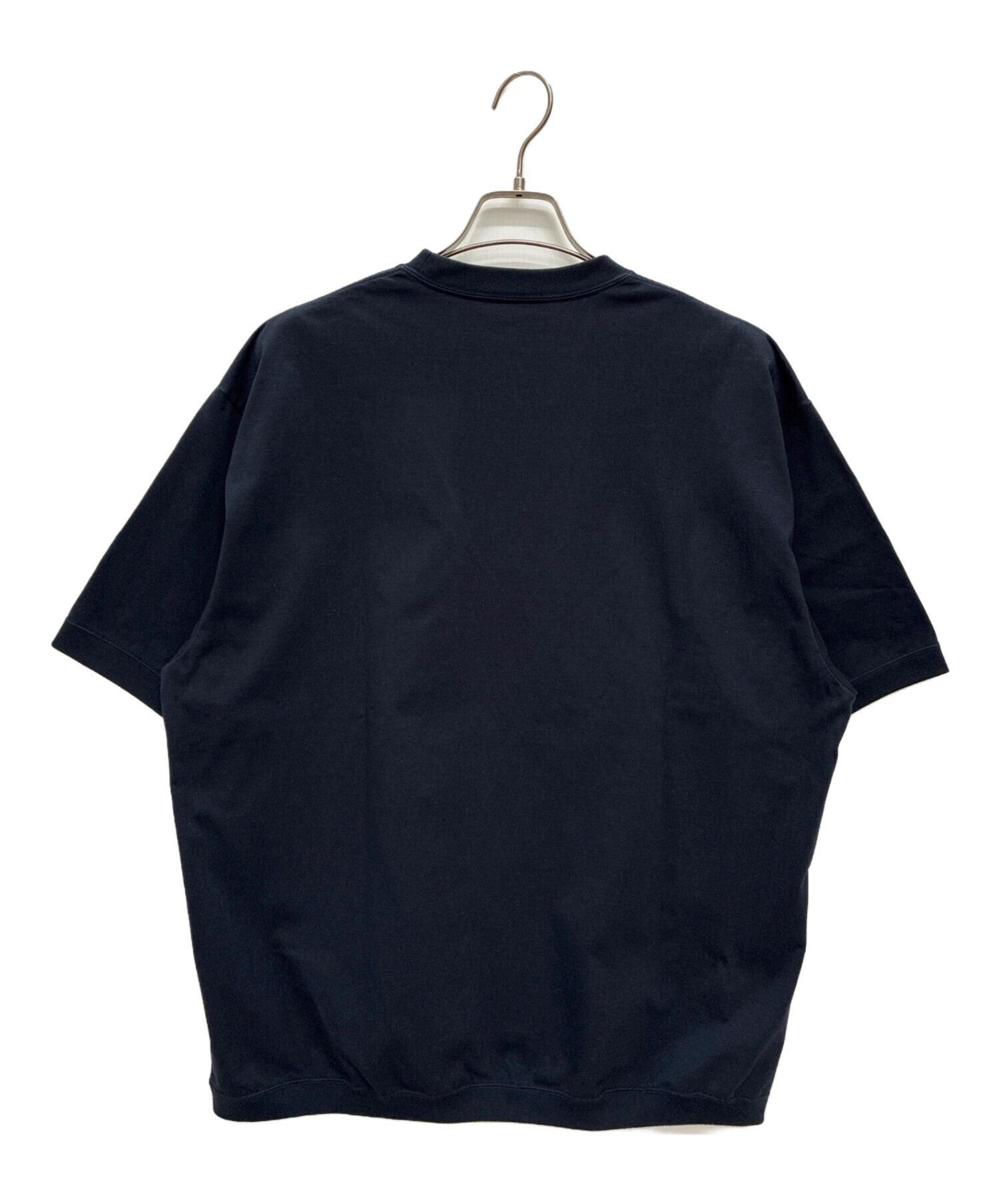【XXL】ENNOY Short Sleeve Hem Rib Tee（紺色） Tシャツ/カットソー(半袖/袖なし) Short sleeve hem rib tee (NAVY) L