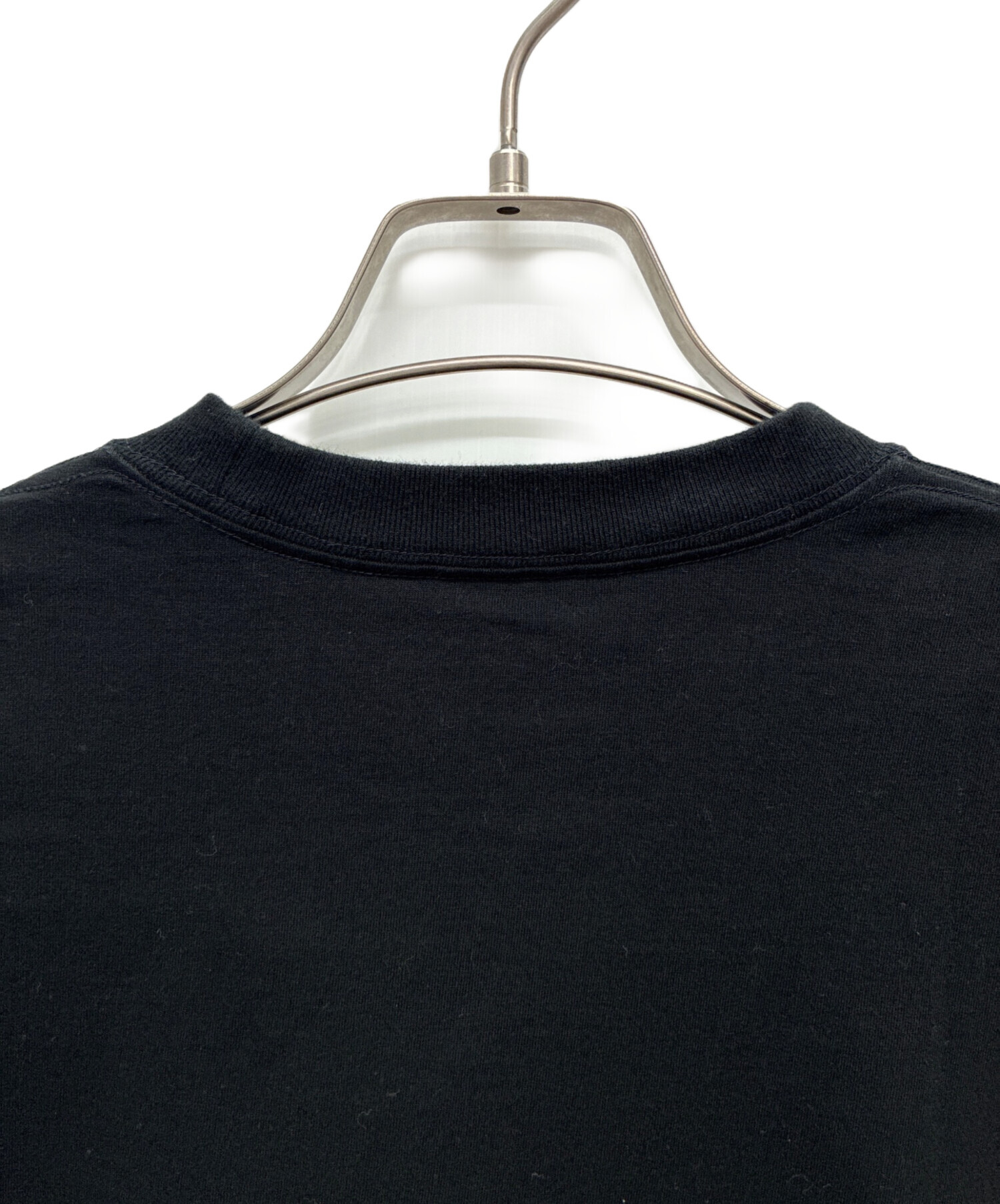 中古・古着通販】ENNOY (エンノイ) ラバーロゴ 半袖Tシャツ ブラック