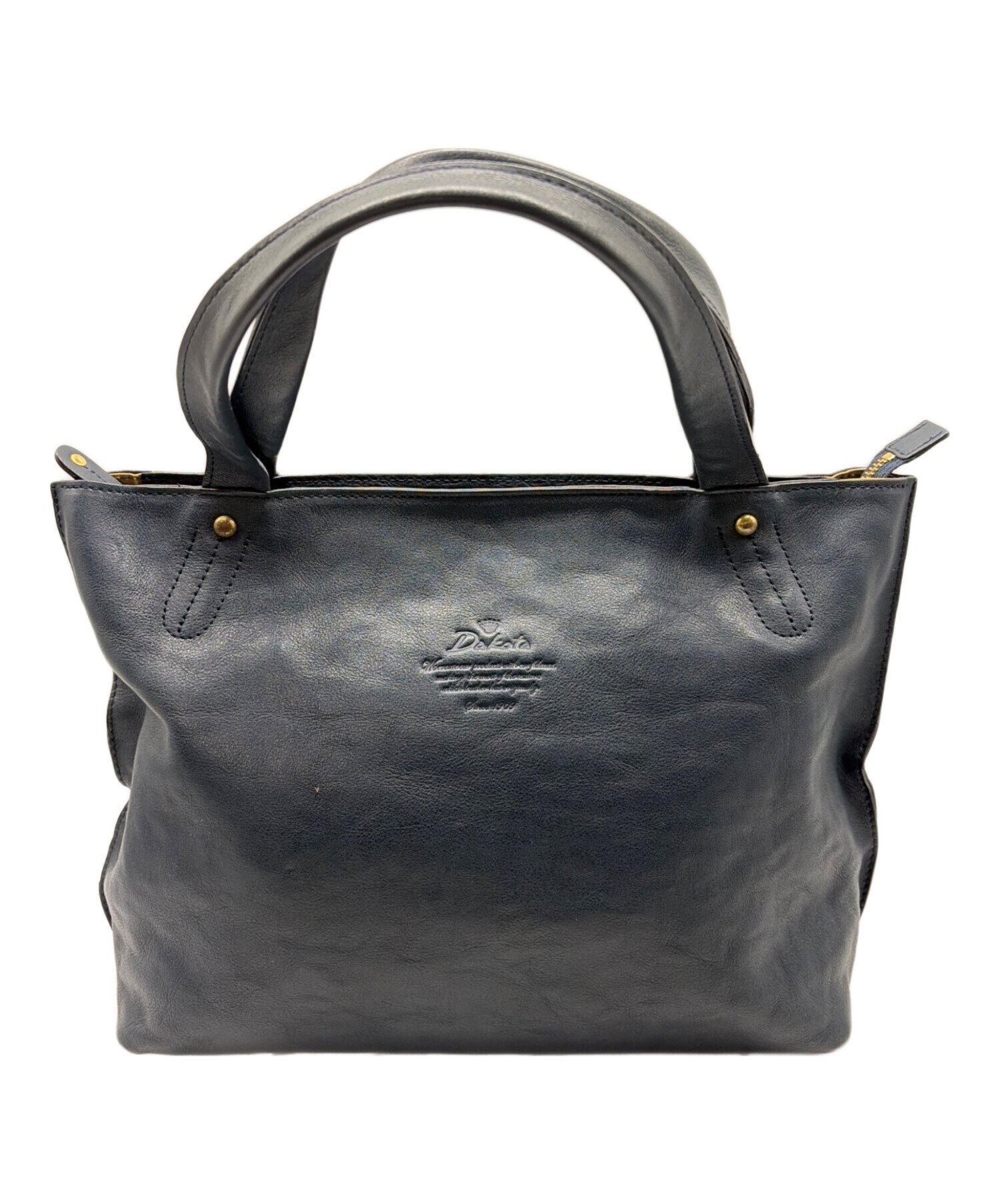 中古・古着通販】Dakota (ダコタ) レザートートバッグ ネイビー