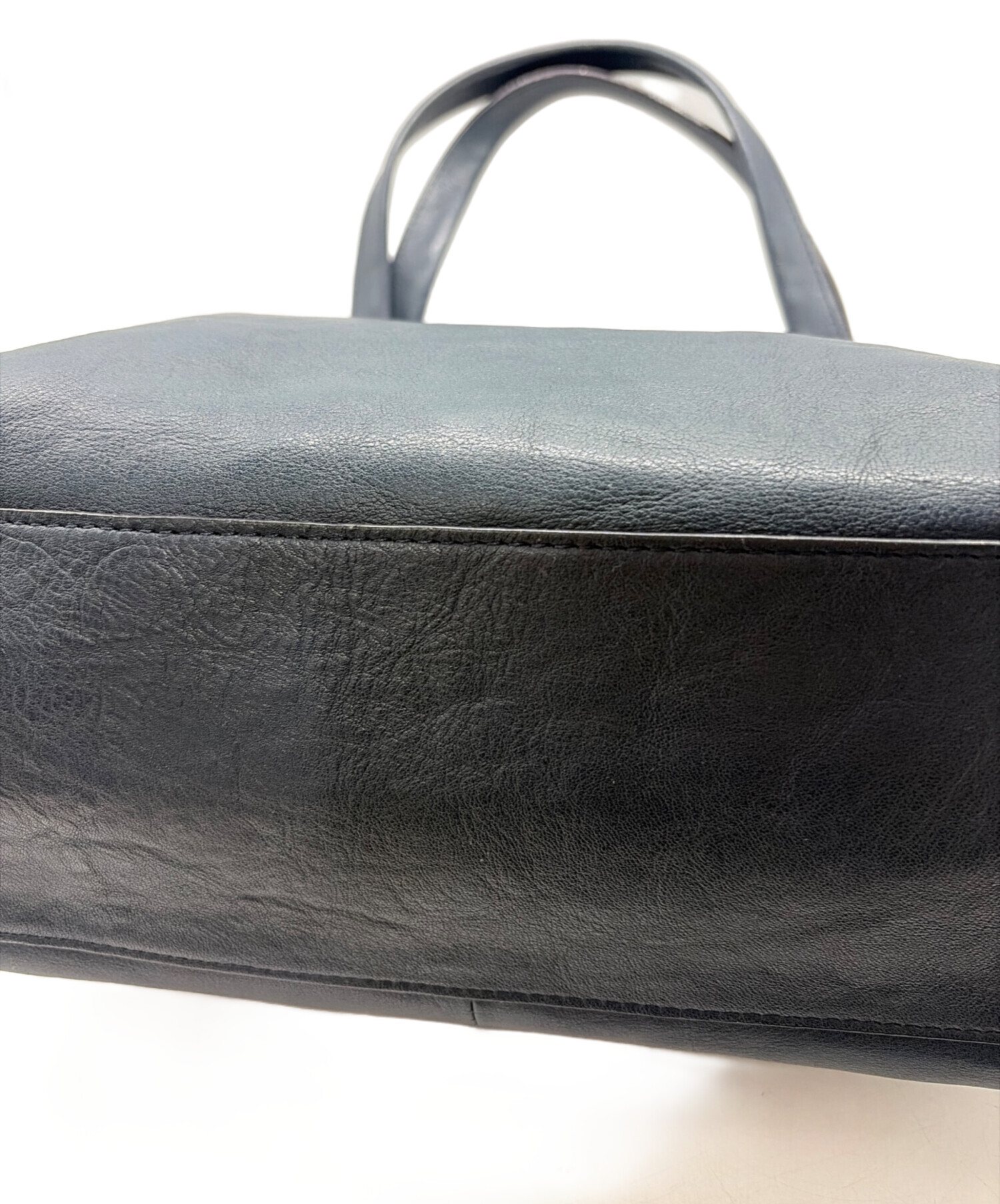 中古・古着通販】Dakota (ダコタ) レザートートバッグ ネイビー