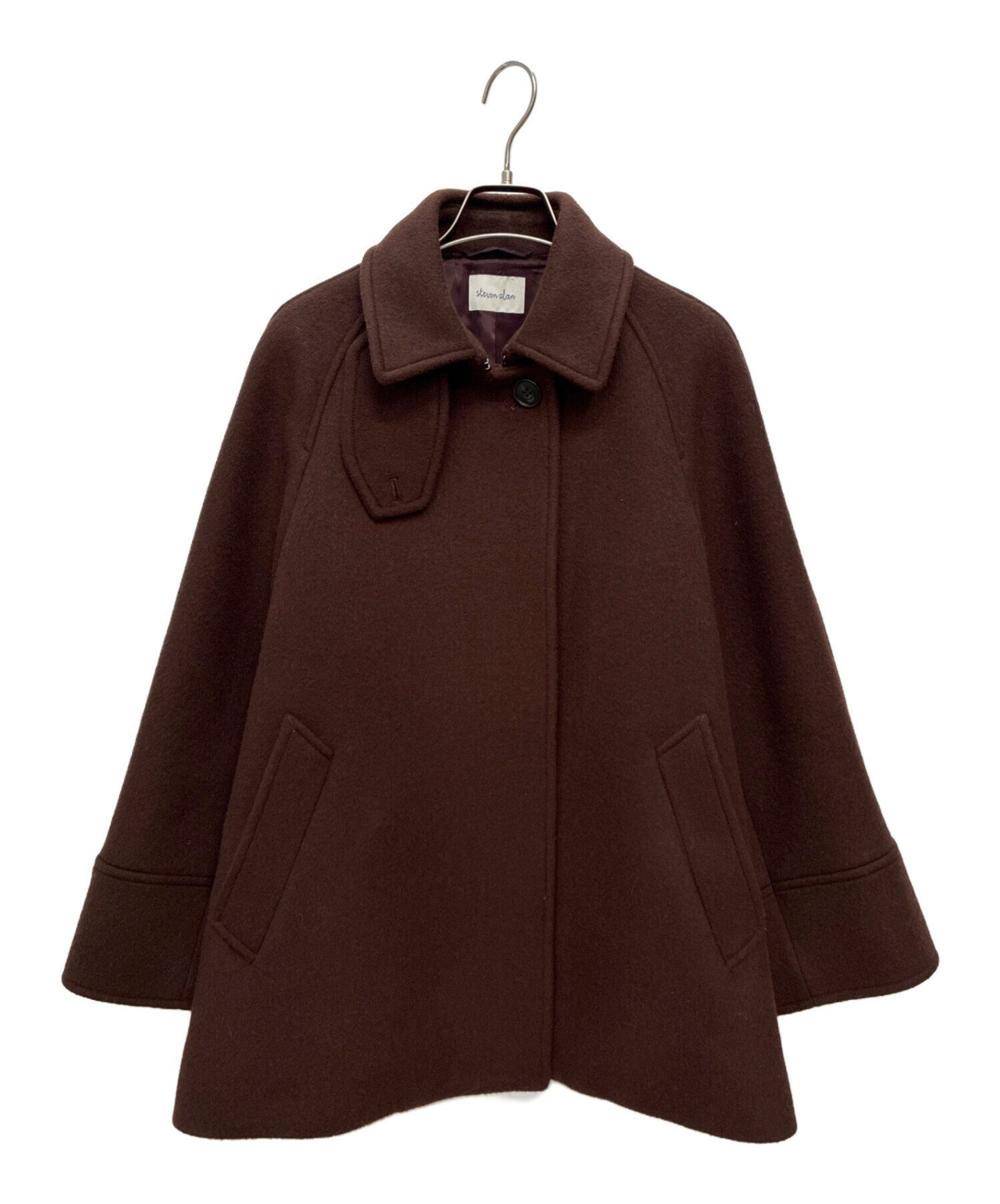 Steven Alan スティーブンアラン　ウールビーバーテントショートコート 中古・古着通販】STEVEN ALAN (スティーブンアラン) WOOL BEAVER TENT
