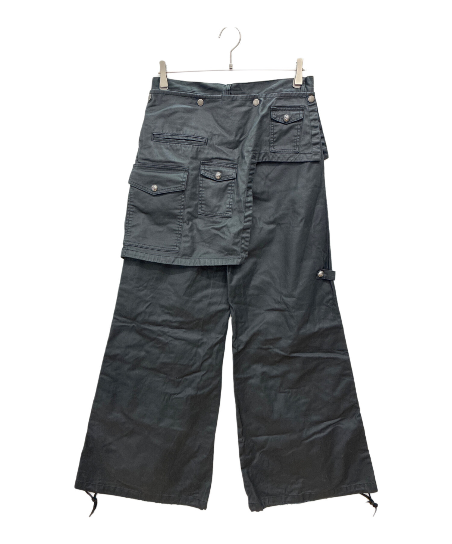 中古・古着通販】ROSEN KREUZ (ローゼンクロイツ) DOCKING SKIRT WIDE 