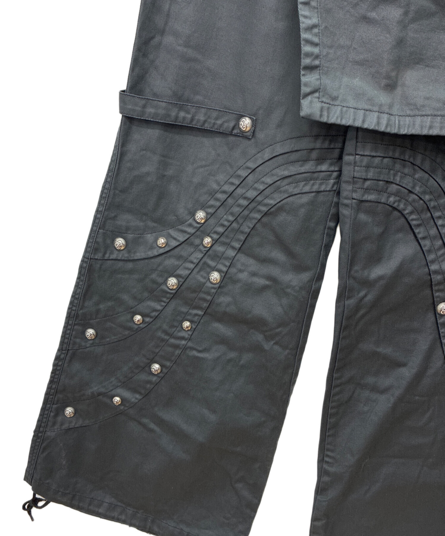 中古・古着通販】ROSEN KREUZ (ローゼンクロイツ) DOCKING SKIRT WIDE