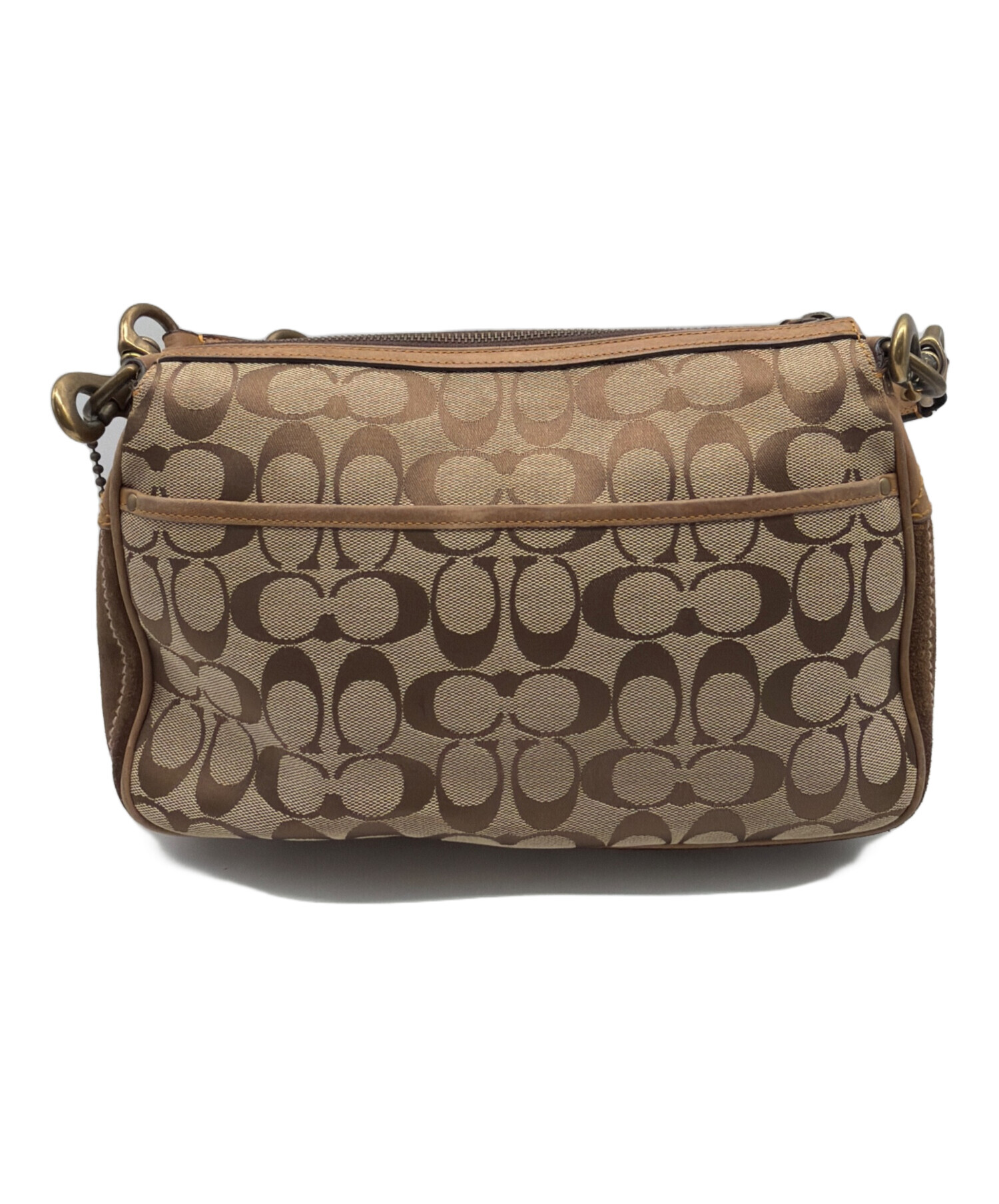 中古・古着通販】COACH (コーチ) シグネチャー ワンショルダーバッグ