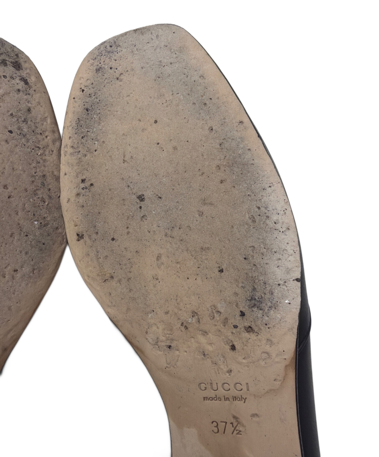 中古・古着通販】GUCCI (グッチ) ホースビットローファー ブラック