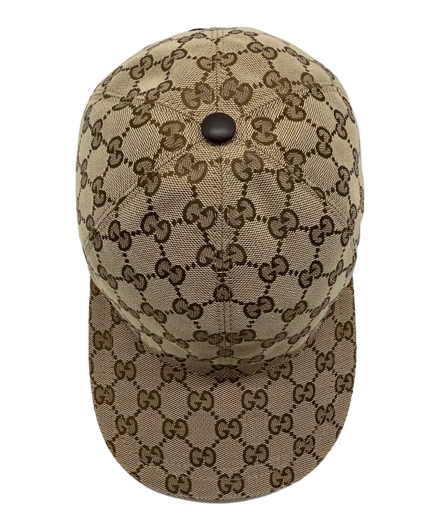 中古・古着通販】GUCCI (グッチ) GGキャンバスベースボールキャップ
