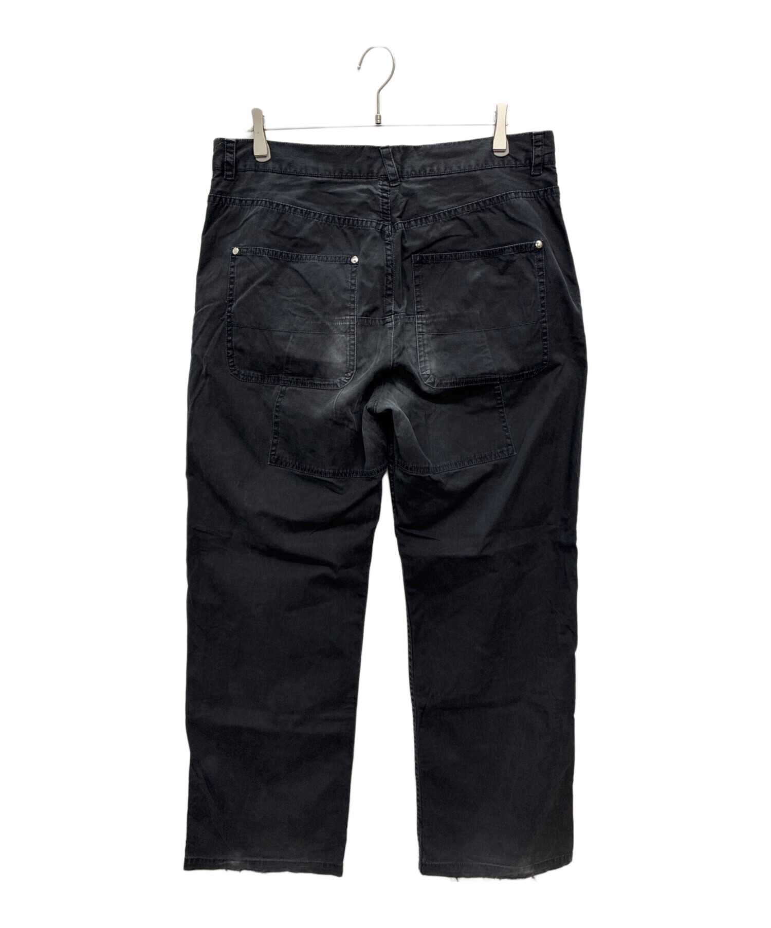 【美品】Stussy 黒 コットンパンツ　Ｓサイズ 中古・古着通販】stussy (ステューシー) 00s コットンダブルニーパンツ