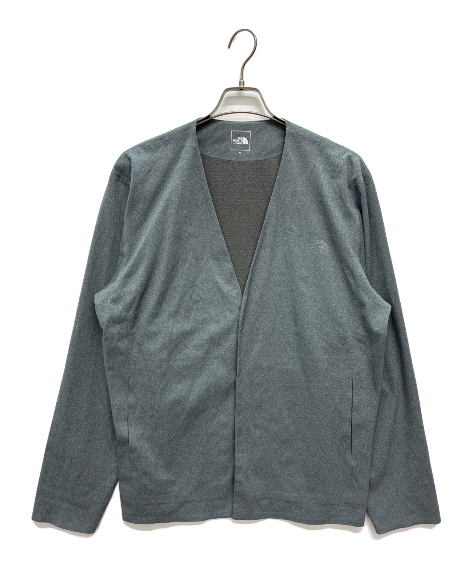 【美品】ノースフェイス　テックラウンジカーディガン　セットアップ　ミックスグレー 中古・古着通販】THE NORTH FACE (ザ ノース フェイス) テックラウンジ