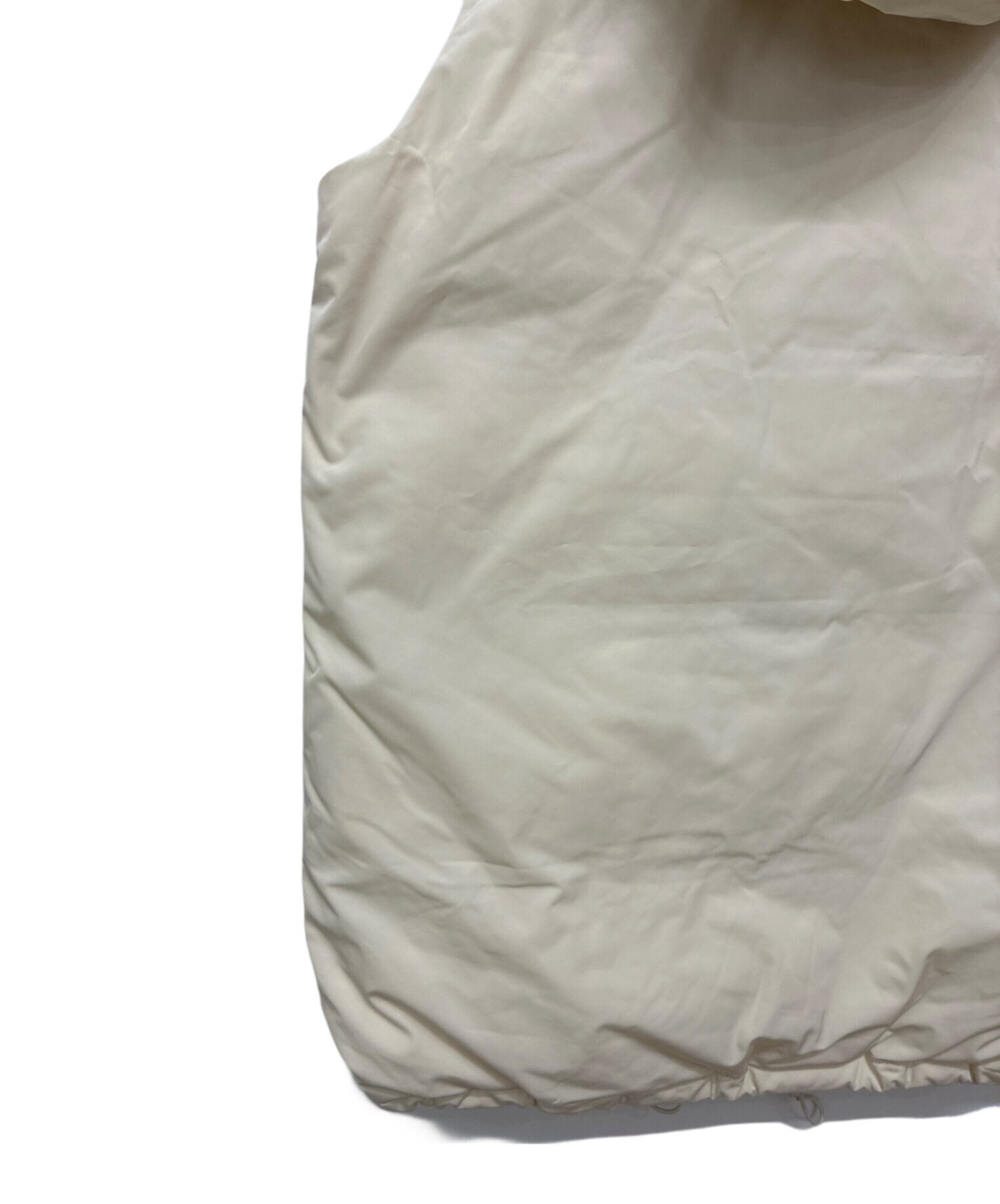 中古・古着通販】Aga (アーガ) ダウンベスト アイボリー サイズ:38 