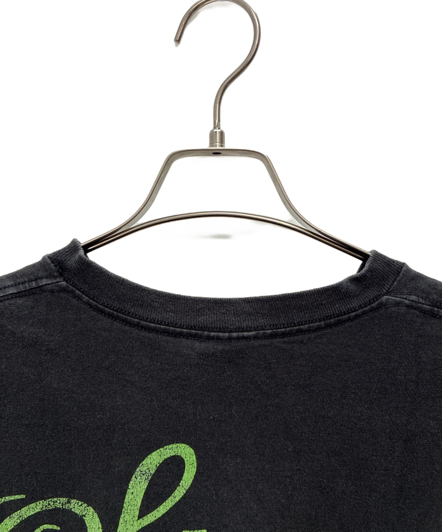 00s old STUSSY メキシコ製 ブラック フェルトロゴ Tシャツ 短丈 中古・古着通販】stussy (ステューシー) 00s メキシコ製 半袖