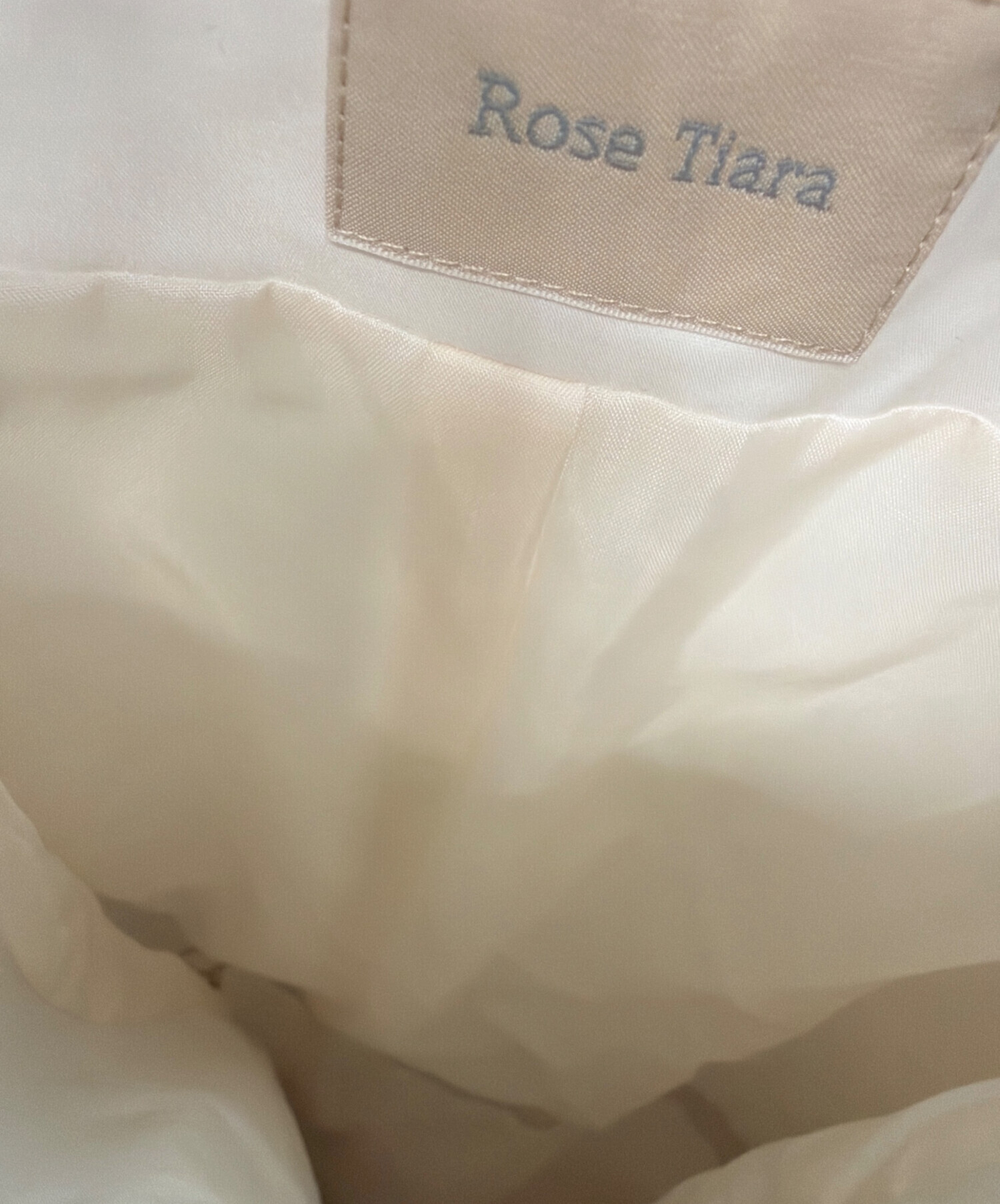 中古・古着通販】Rose Tiara (ローズティアラ) ノーカラージップコート