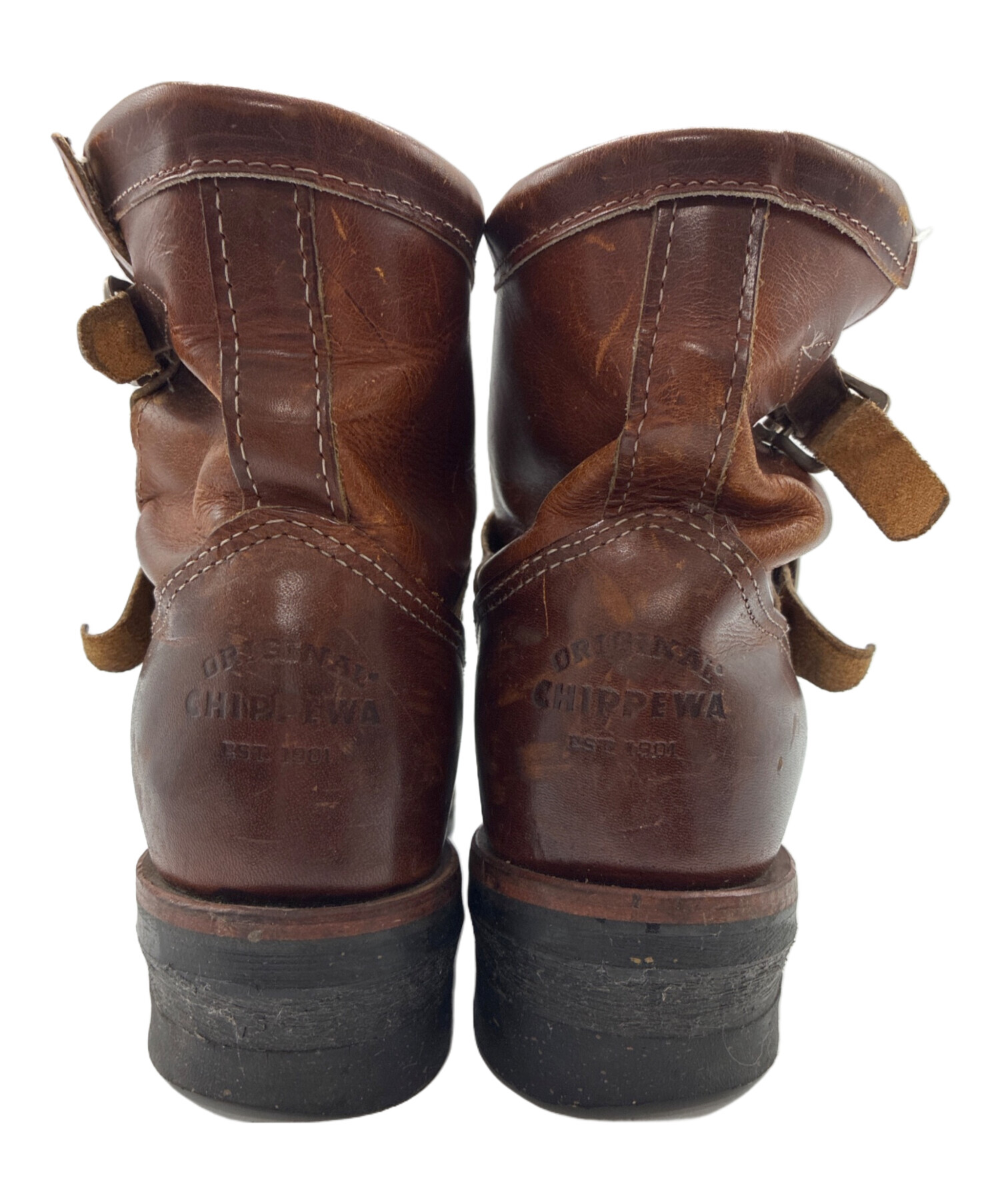 中古・古着通販】CHIPPEWA (チペワ) エンジニアブーツ ブラウン サイズ