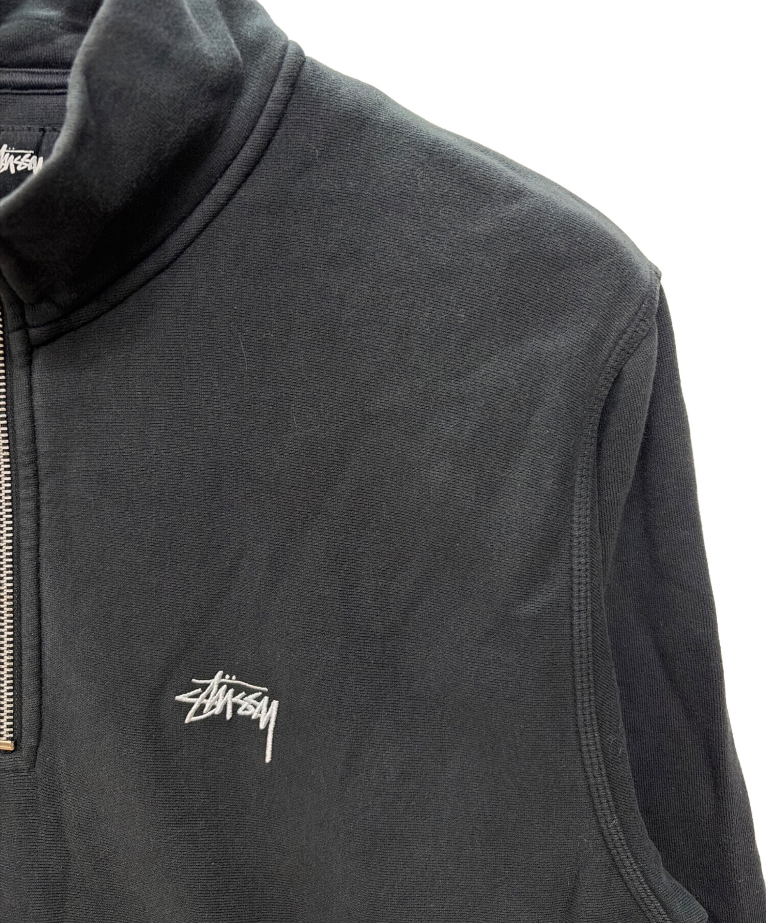 中古・古着通販】stussy (ステューシー) ハーフジップスウェット
