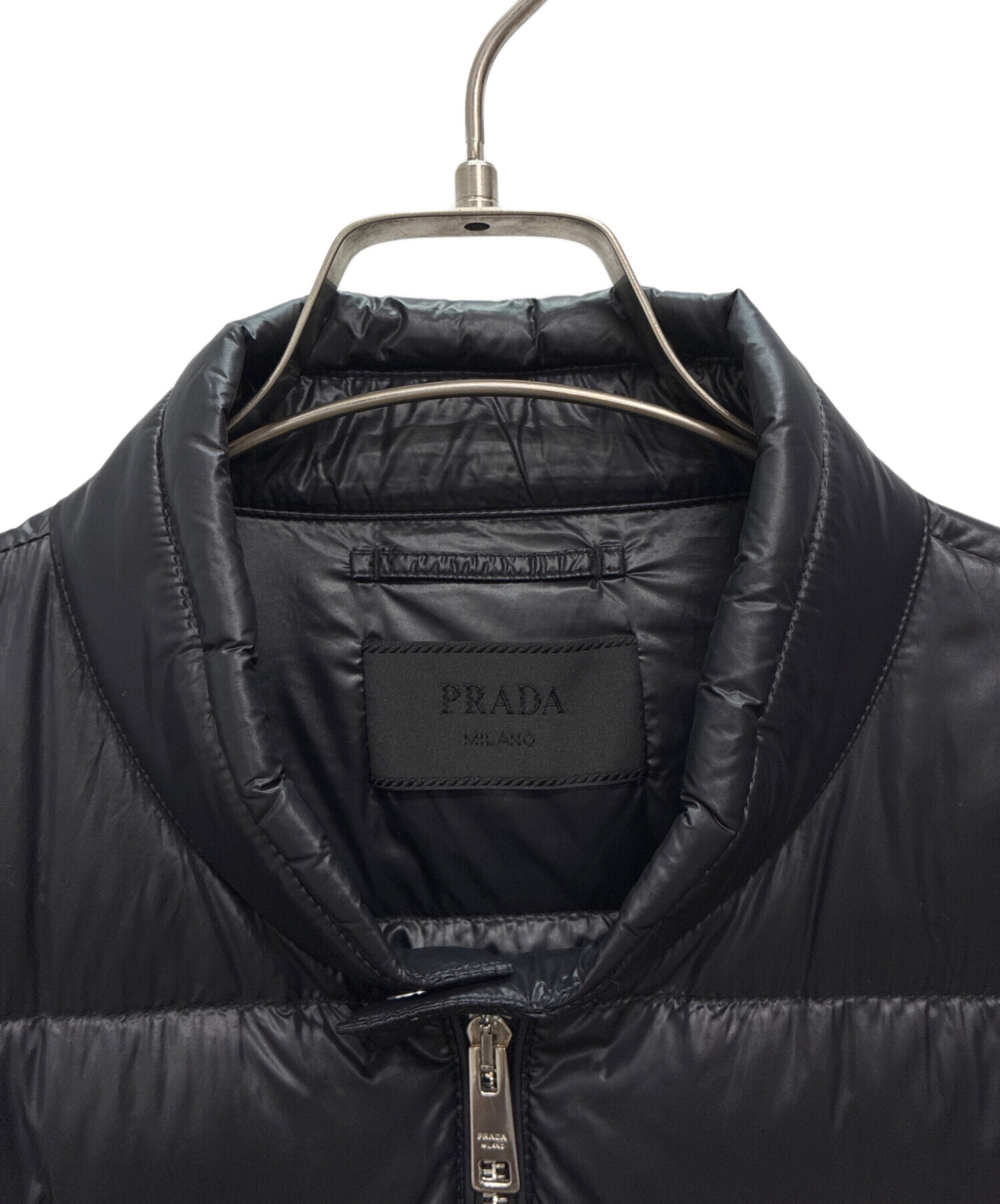 中古・古着通販】PRADA (プラダ) ダウンジャケット ブラック サイズ:54
