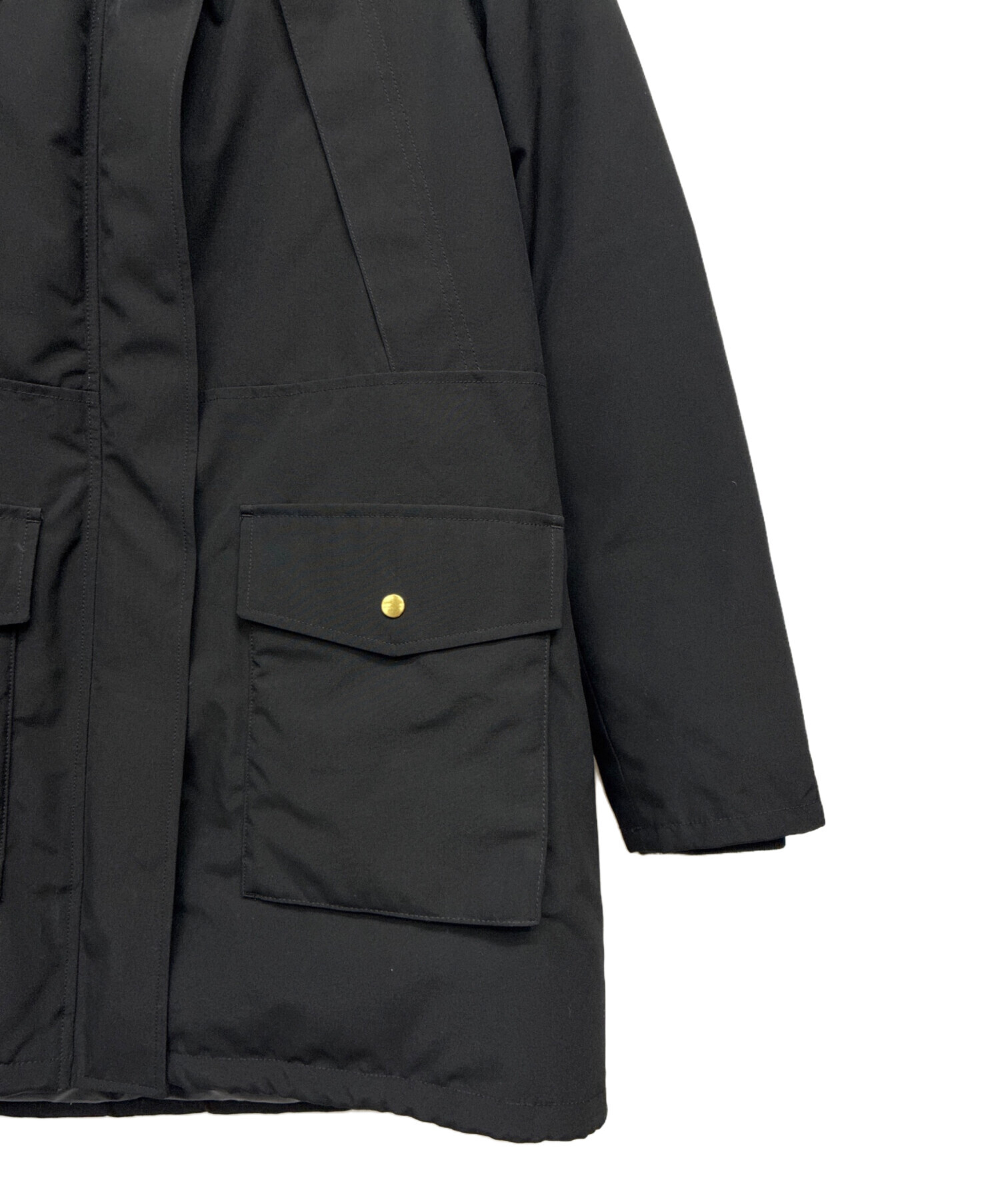 グリーンレーベルリラクシング ブラック ダウンコート　サイズ38 中古・古着通販】green label relaxing (グリーンレーベルリラクシング
