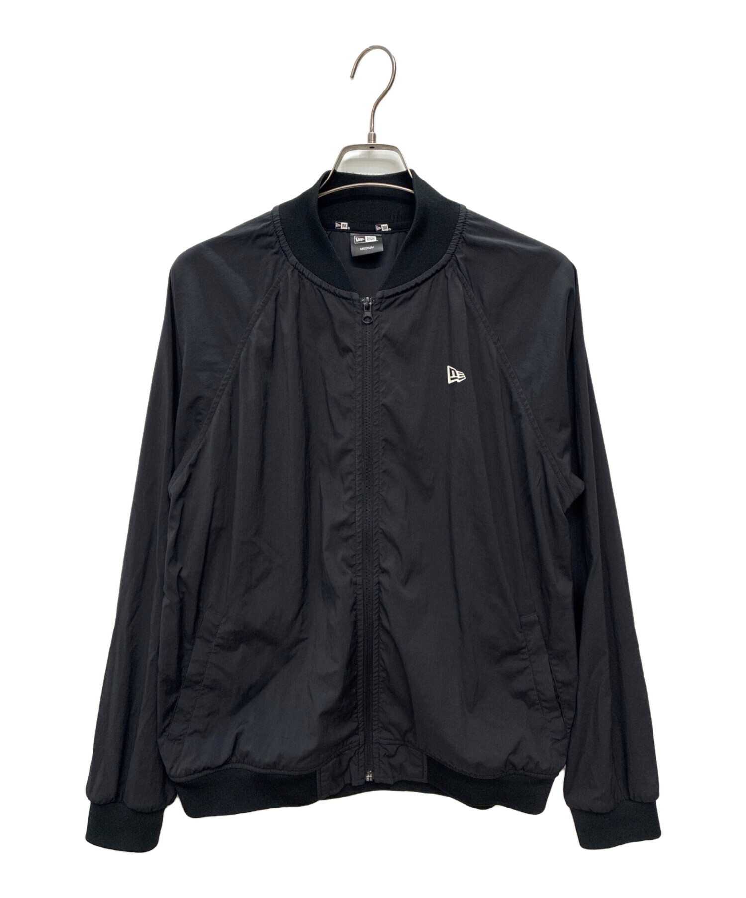 K*e様 NEW ERA NEW YORK ブラックジャケット L 新品　未使用 中古・古着通販】New Era (ニューエラ) ジップジャケット ブラック