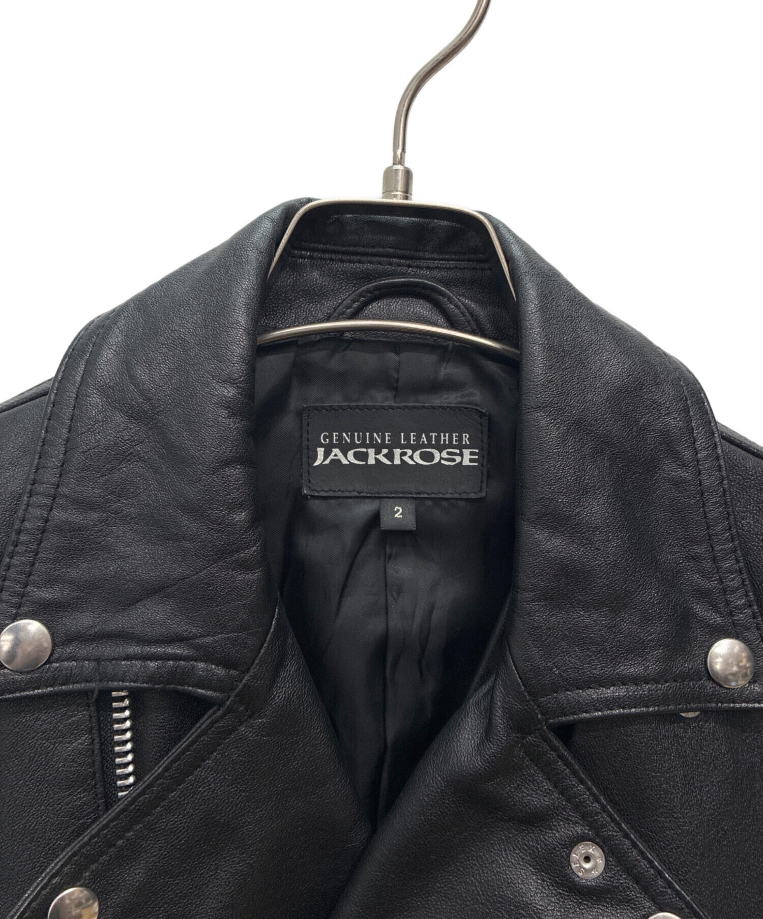 中古・古着通販】JACKROSE (ジャックローズ) 山羊革 レザーライダース