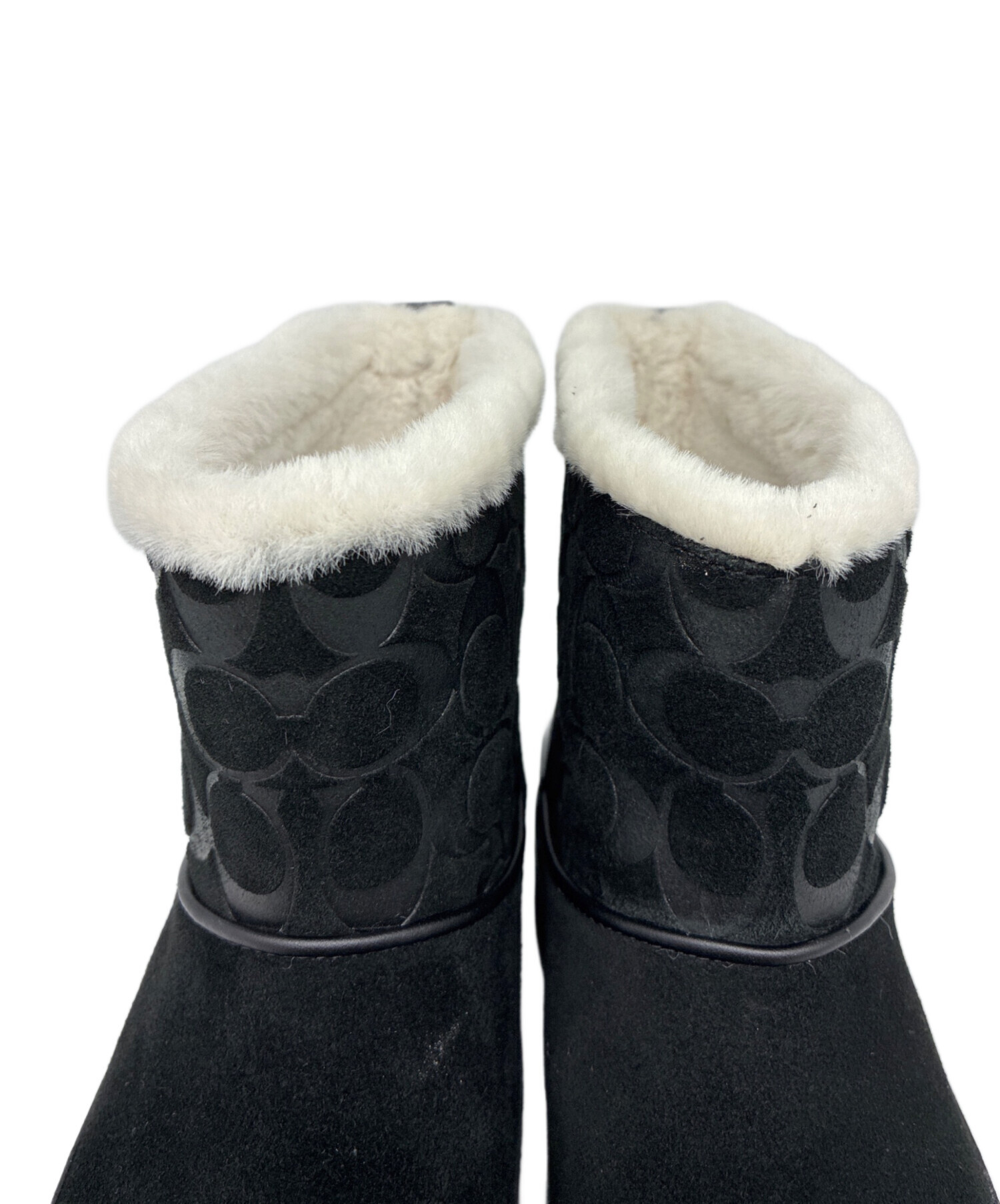 中古・古着通販】COACH (コーチ) INDI SUEDE BOOTIE シグネチャー