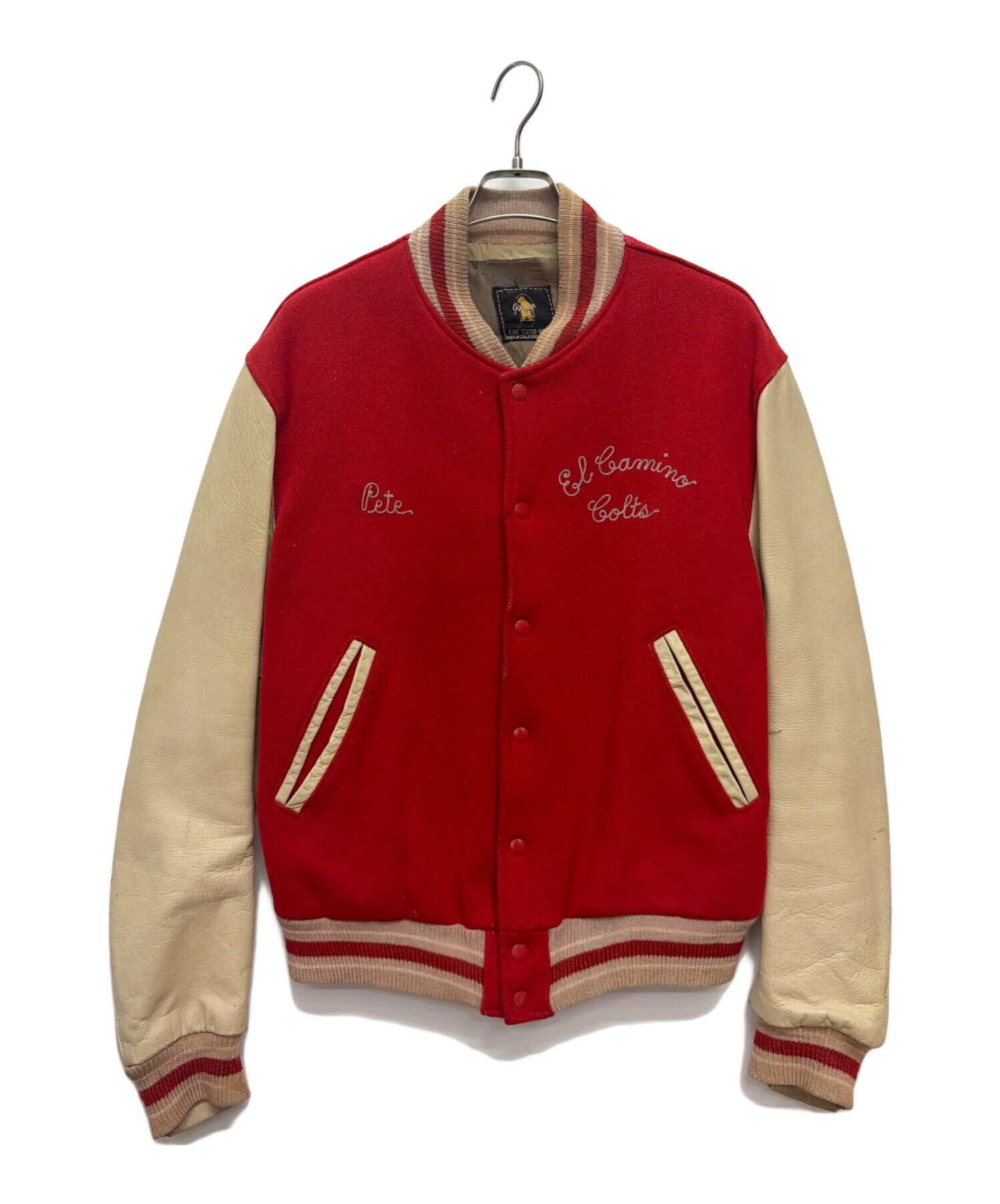 中古・古着通販】Golden Bear (ゴールデンベア) 60s スタジャン レッド