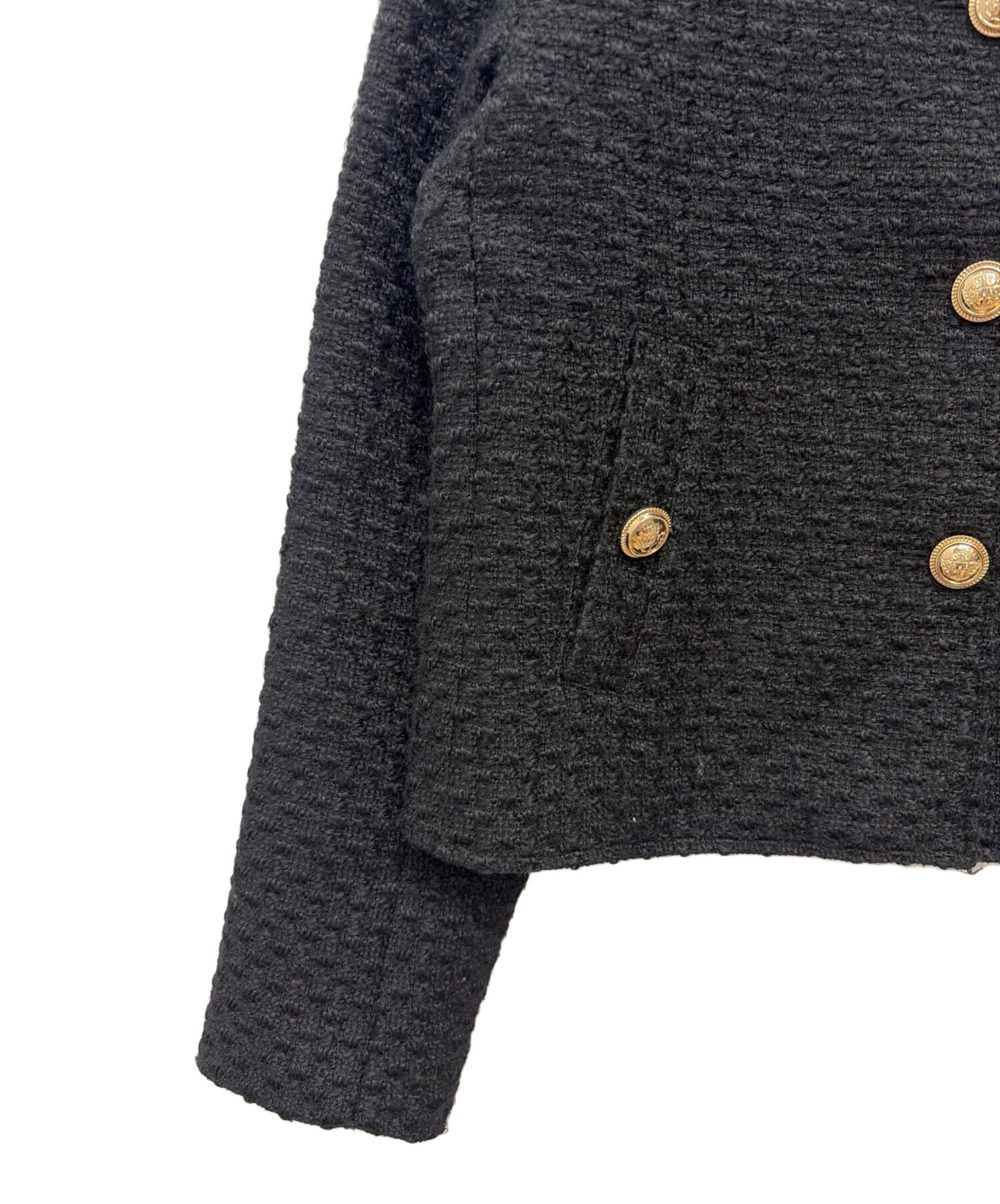 中古・古着通販】ZARA (ザラ) テクスチャーツイードジャケット