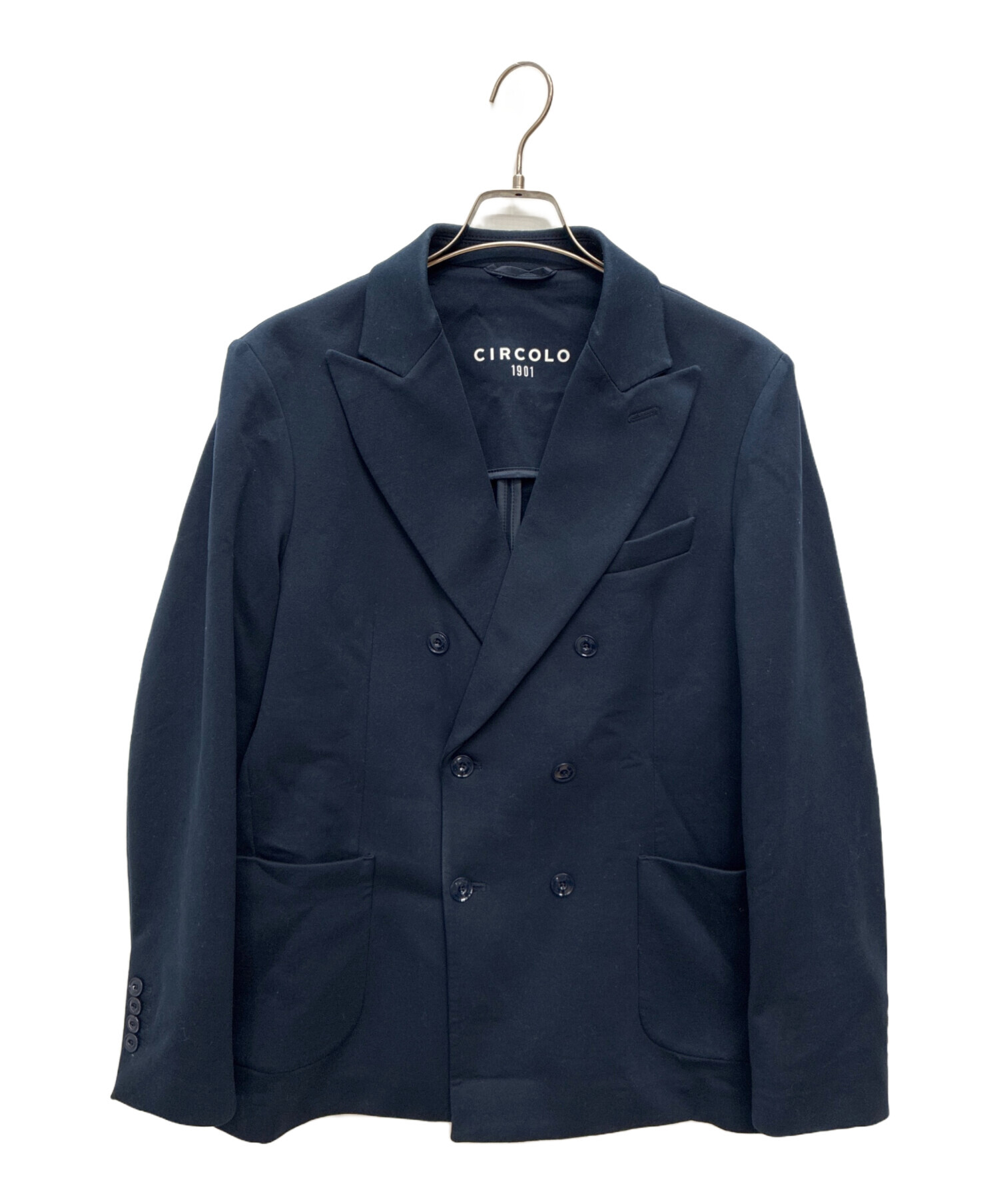 【中古】CIRCOLO（チルコロ）ジャケット（ブルー） 中古・古着通販】Circolo 1901 (チルコロ1901) 6Bダブルブレスト