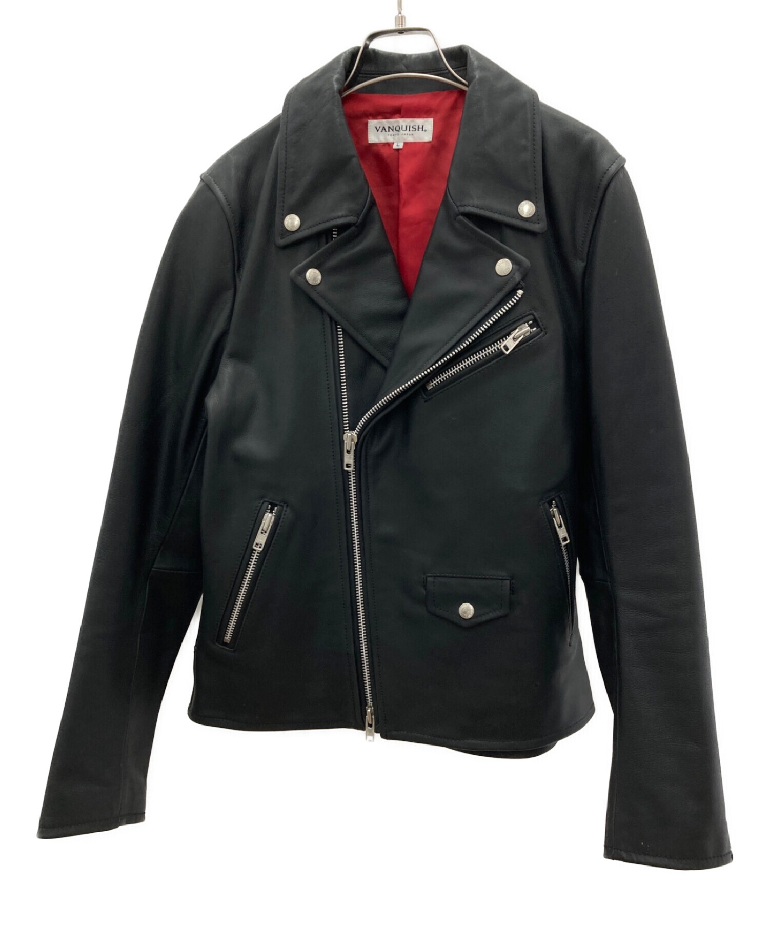 VANQUISH ブラック レザージャケット L