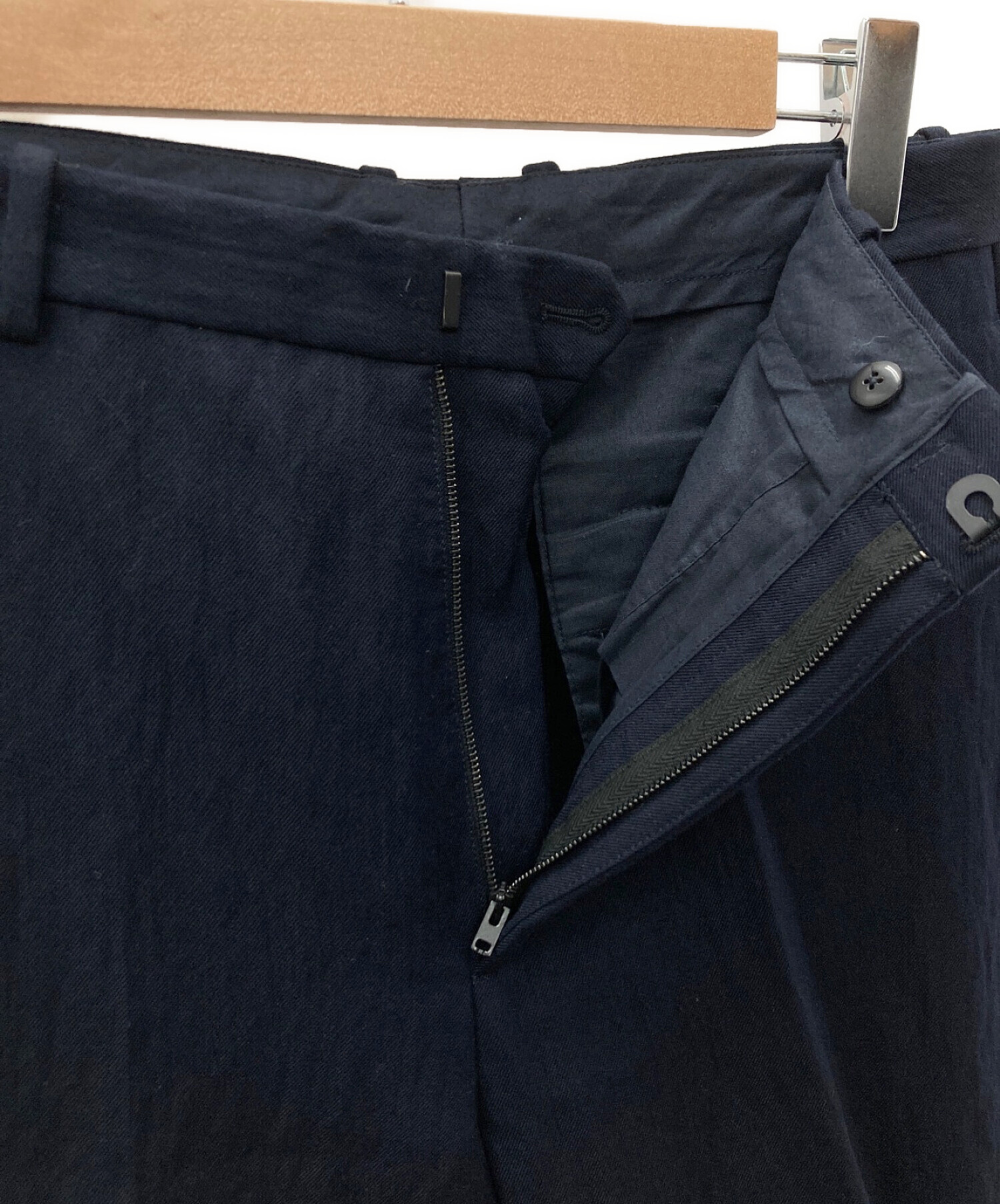 中古・古着通販】JIL SANDER (ジルサンダー) スラックス ネイビー