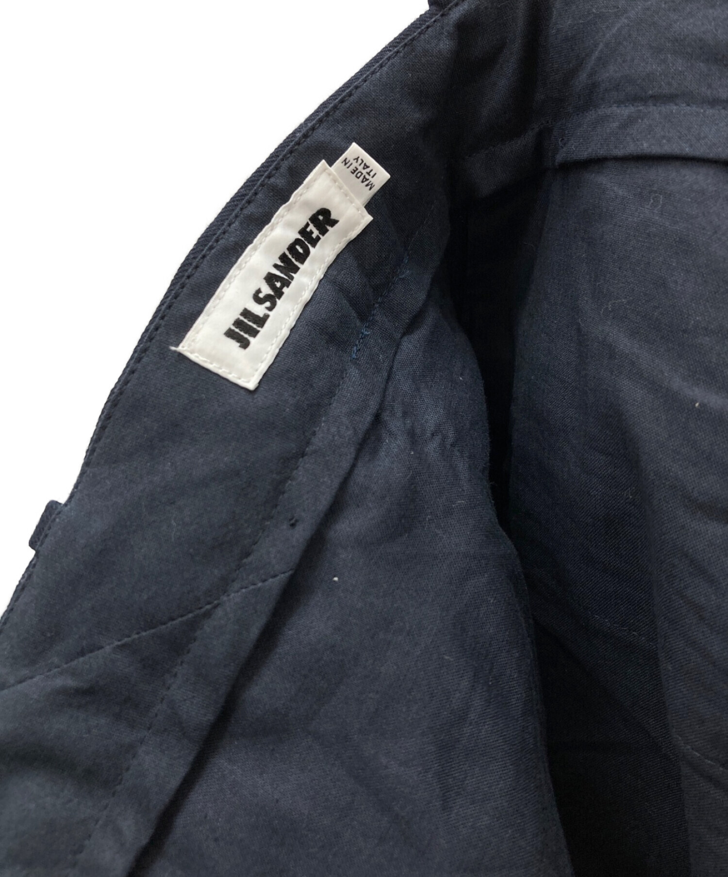 中古・古着通販】JIL SANDER (ジルサンダー) スラックス ネイビー