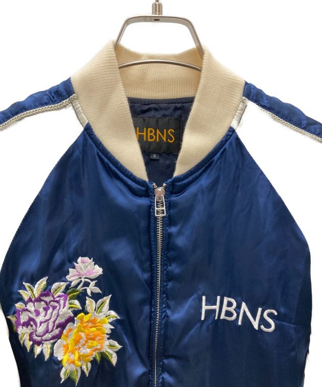 HBNS ベルベット スカジャン L 黒 HBNS スカジャン HBNS ベルベット スカジャン L 黒 HBNS