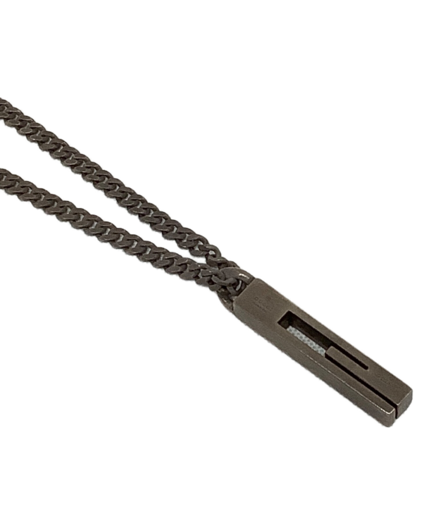 中古・古着通販】GUCCI (グッチ) カットアウトGネックレス｜ブランド