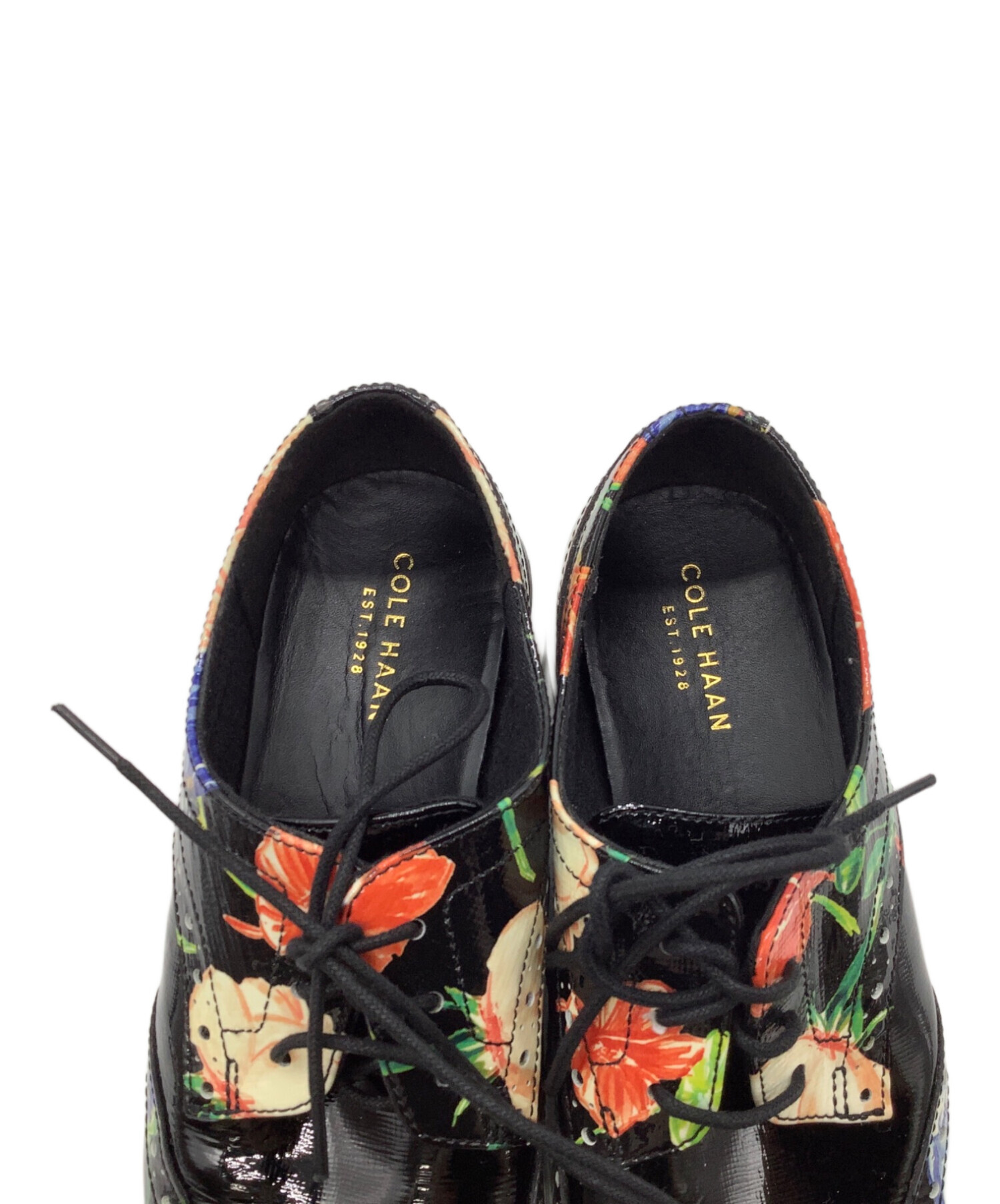 中古・古着通販】COLE HAAN (コールハーン) エナメルシューズ ブラック 