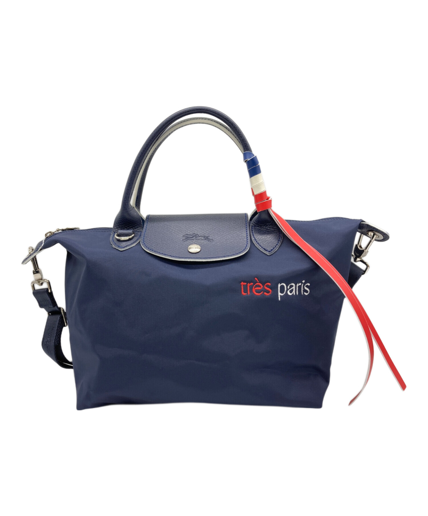 Longchamp 大容量 男女兼用 2way バッグ #ネイビー Longchamp 大容量