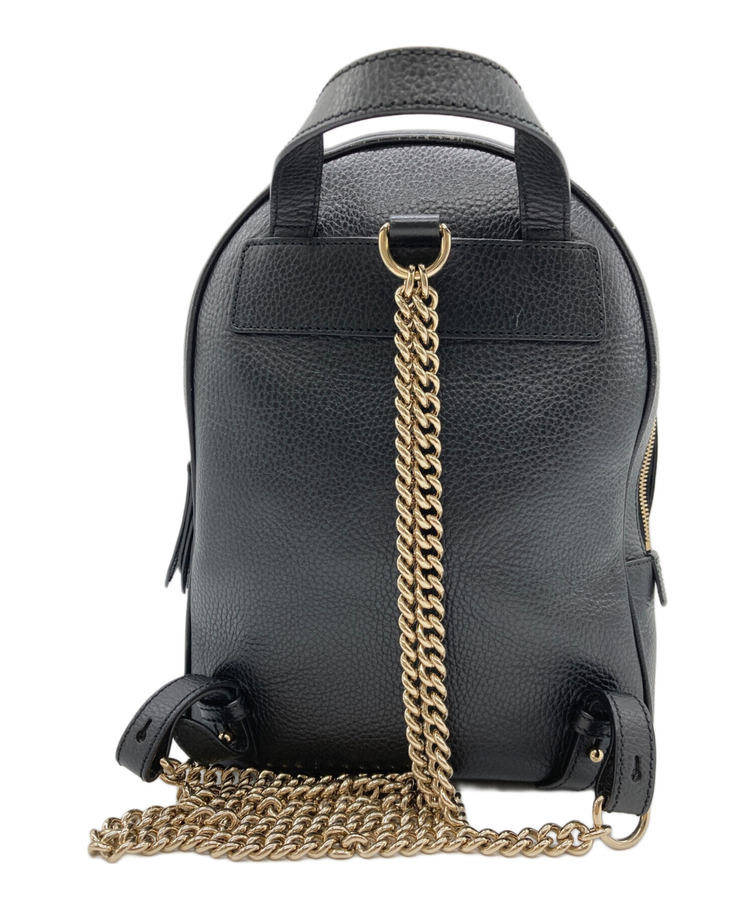 専用■グッチ インターロッキングG バックパック デイパック リュック 黒色 中古・古着通販】GUCCI (グッチ) インターロッキングGリュックサック
