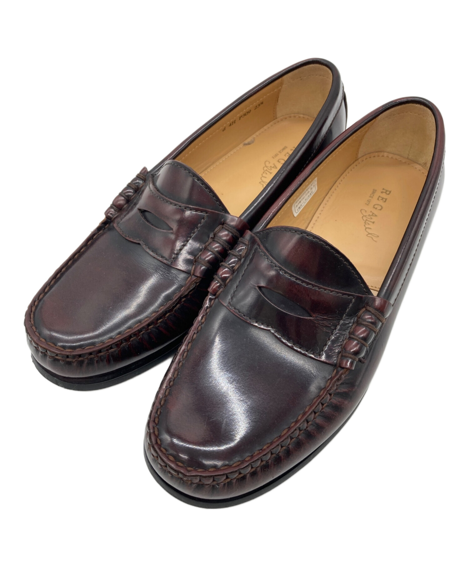 ✨新品・未使用品✨REGAL コイン ローファー 23.5 ダークブラウン 中古・古着通販】REGAL (リーガル) コインローファー ダークブラウン